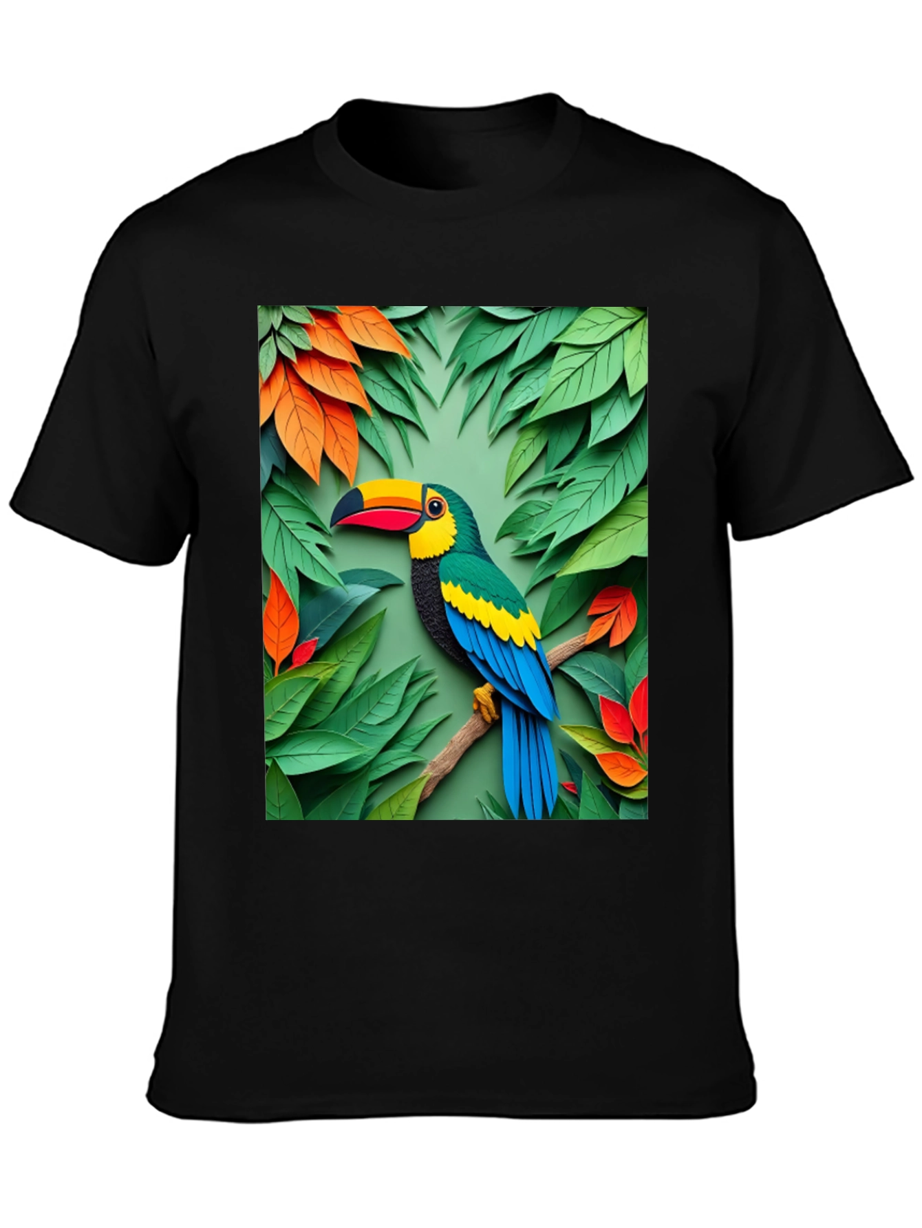 Toucan Graphic Tee - Tropical Bird T-Shirt
