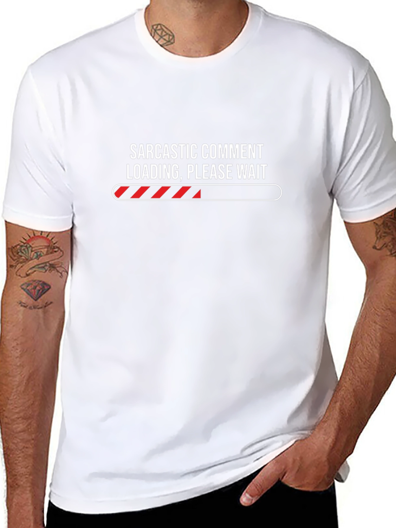 Sarcastic Comment Loading Graphic Tee