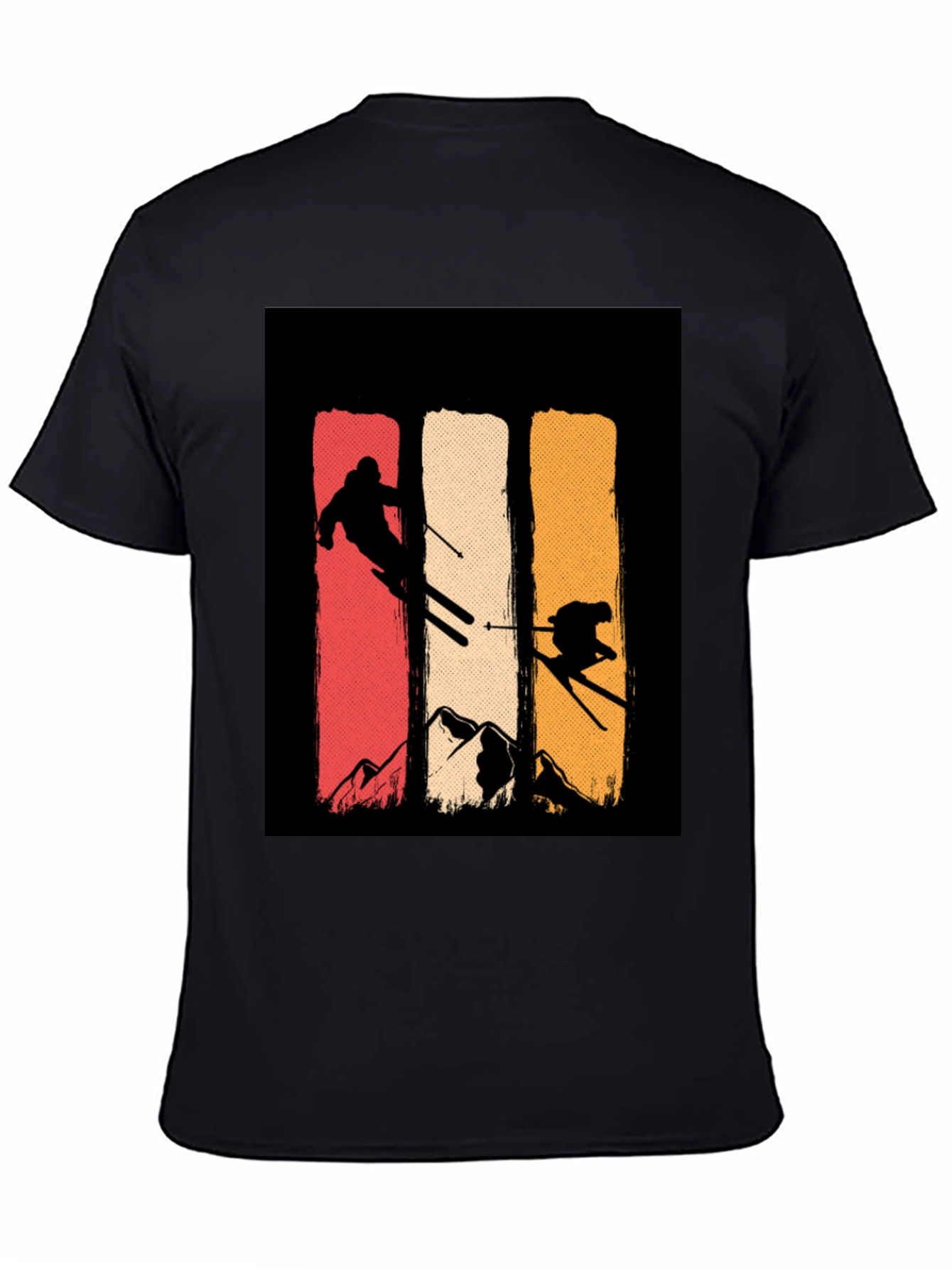 Retro Ski T-Shirt - Mountain Adventure Tee