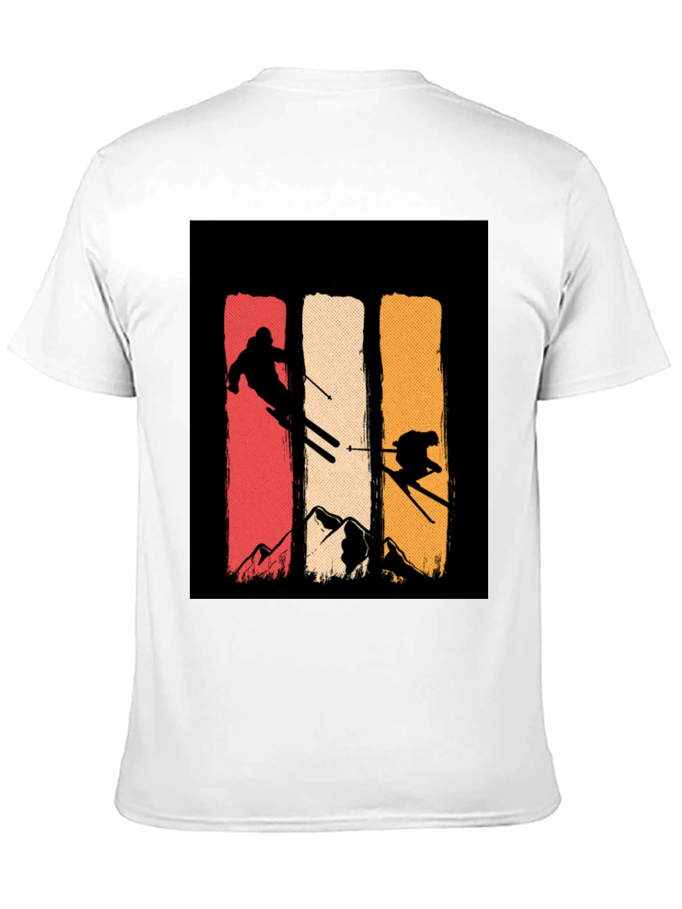 Retro Ski T-Shirt - Mountain Adventure Tee