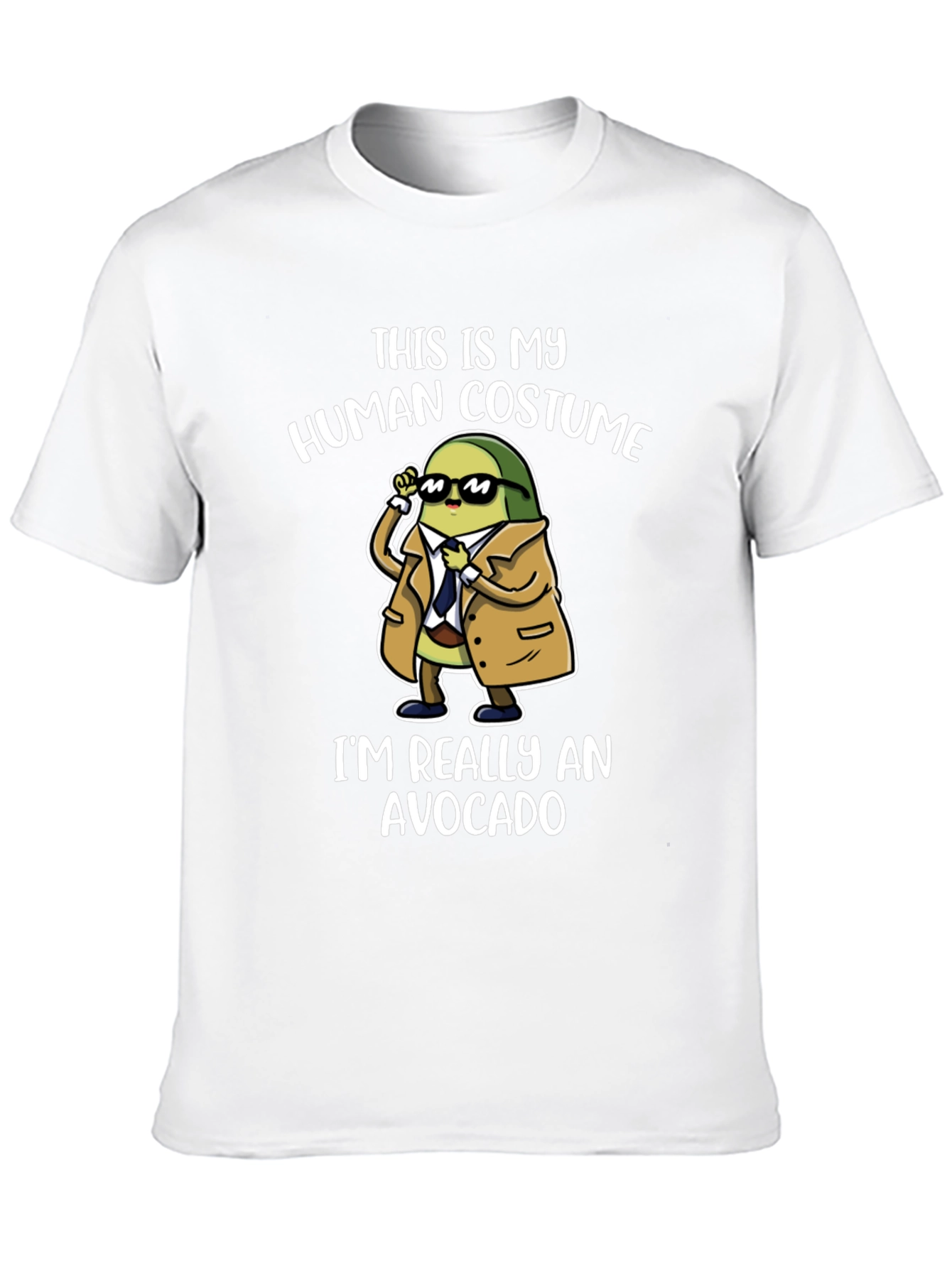 Avocado Human Costume Graphic T-Shirt