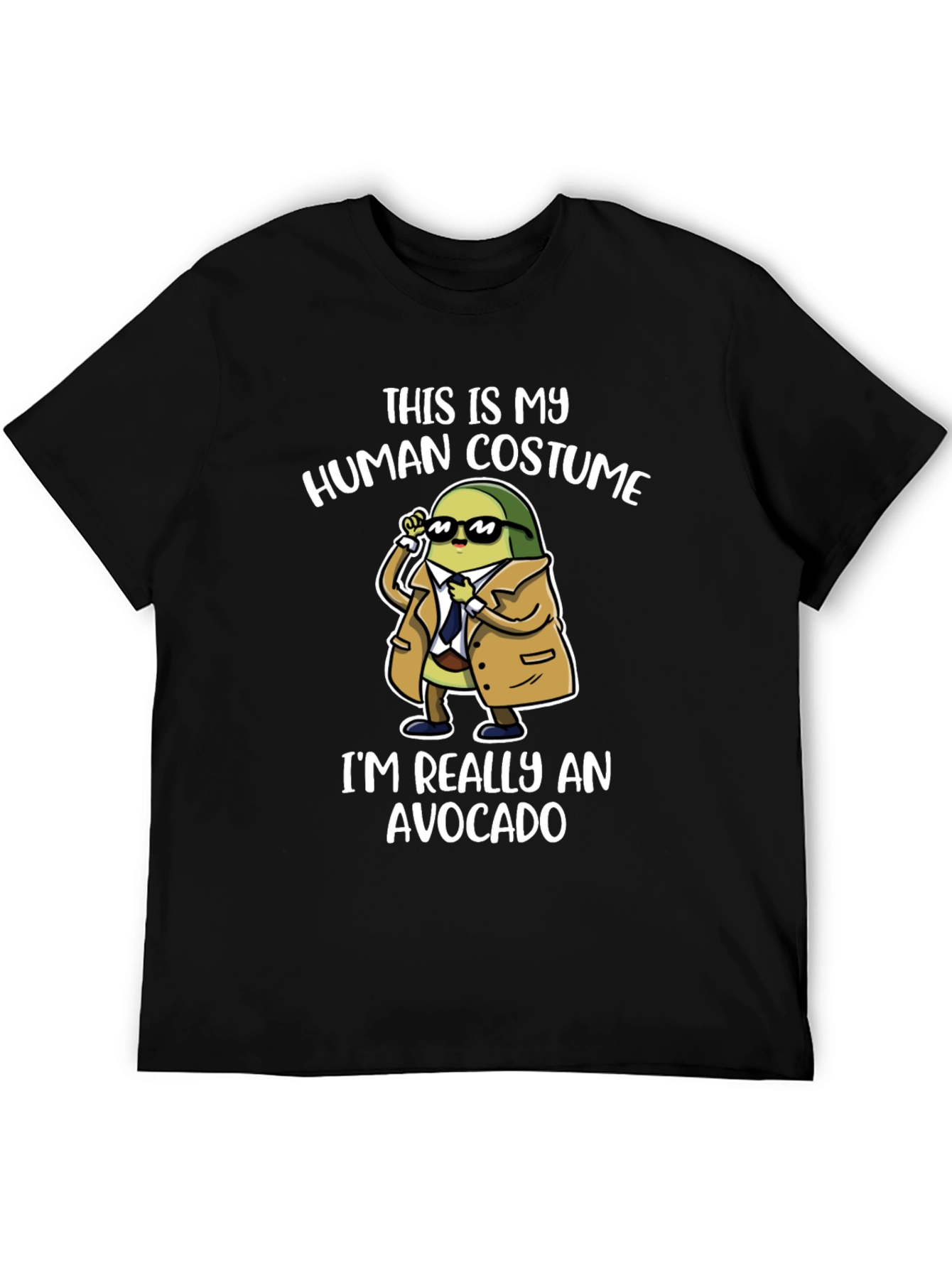 Avocado Human Costume Graphic T-Shirt