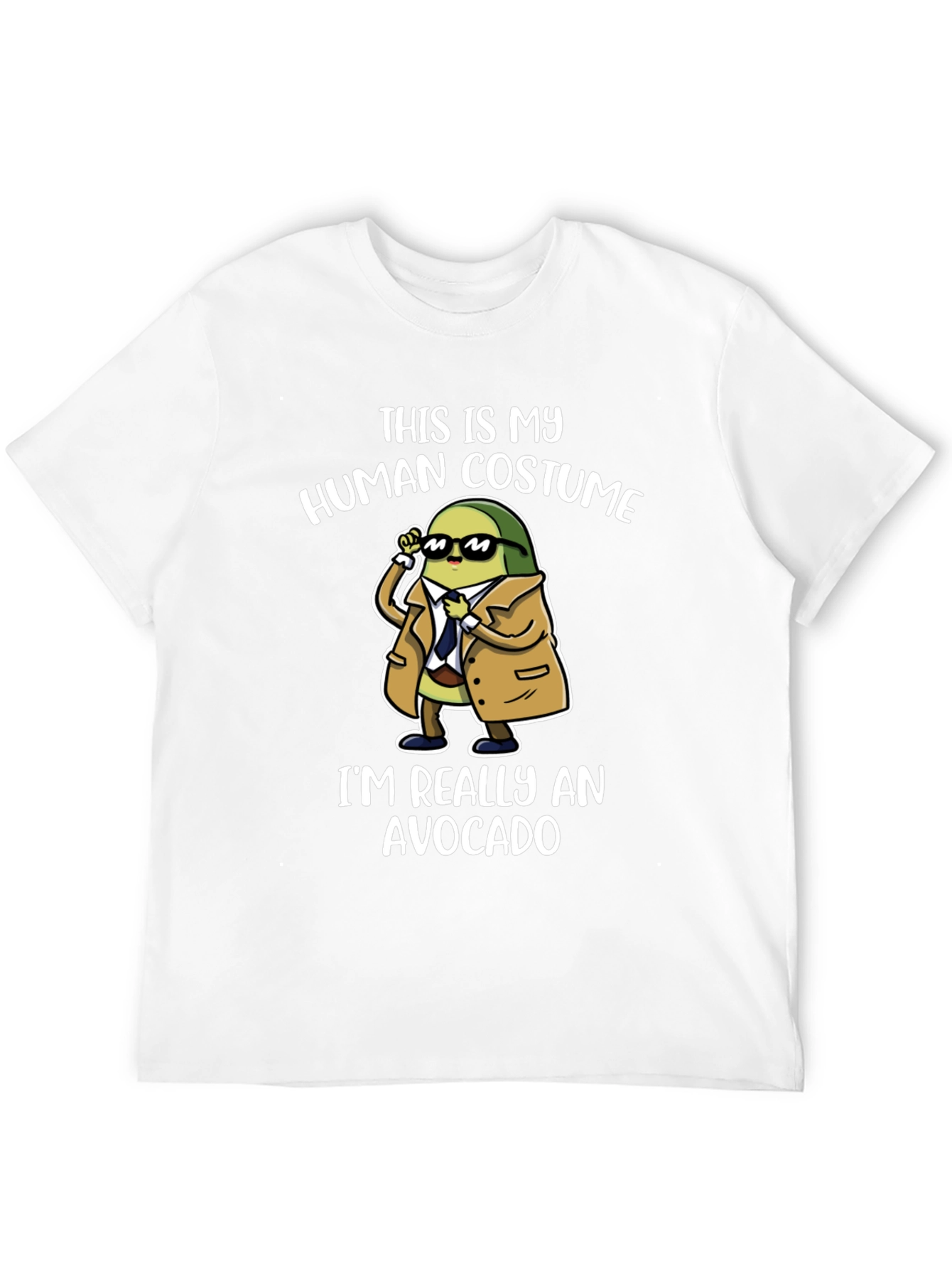 Avocado Human Costume Graphic T-Shirt