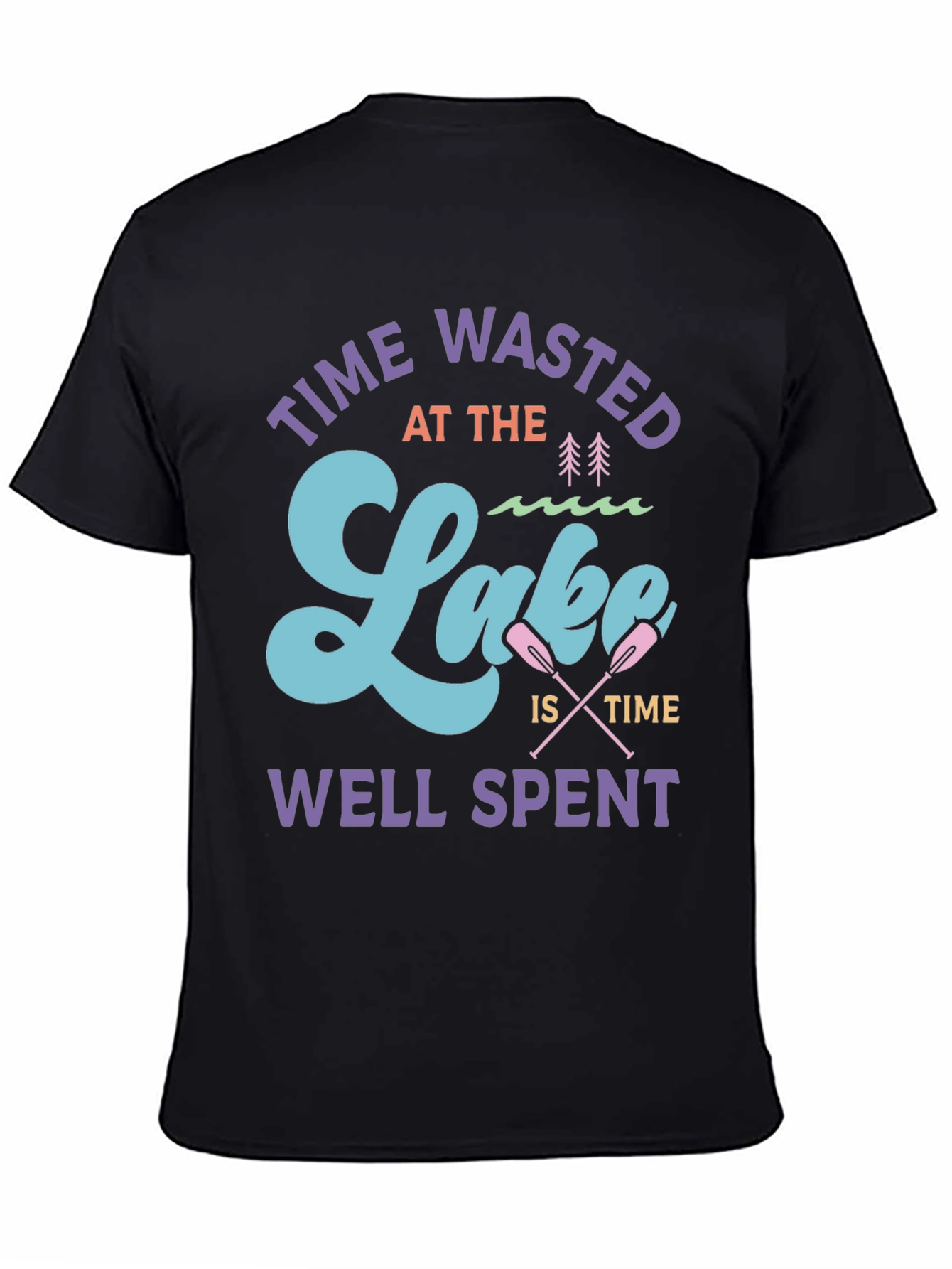 Time Wasted at the Lake Graphic T-Shirt
