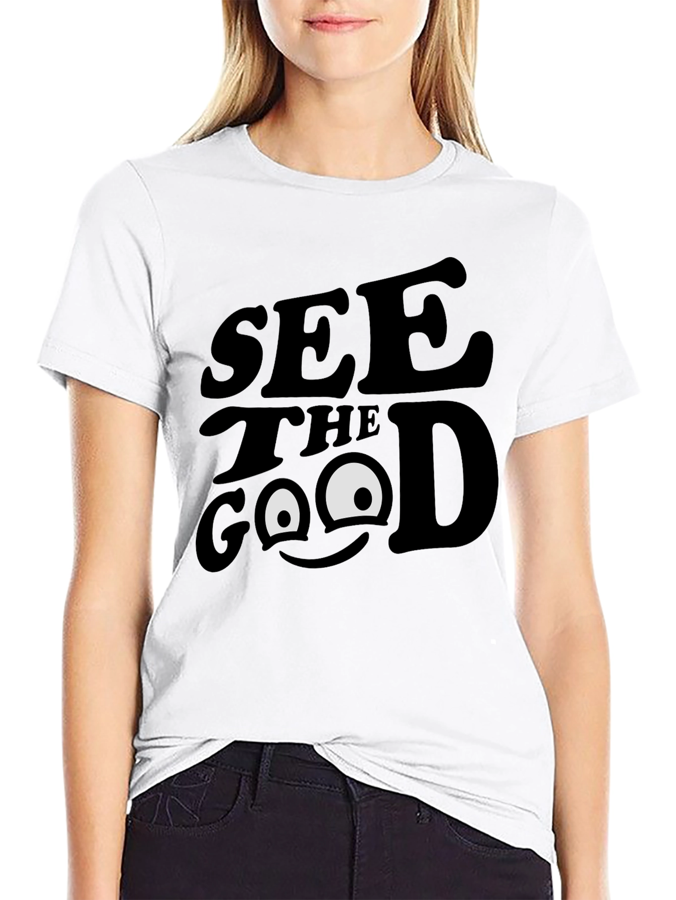 See The Good Graphic Tee - Black