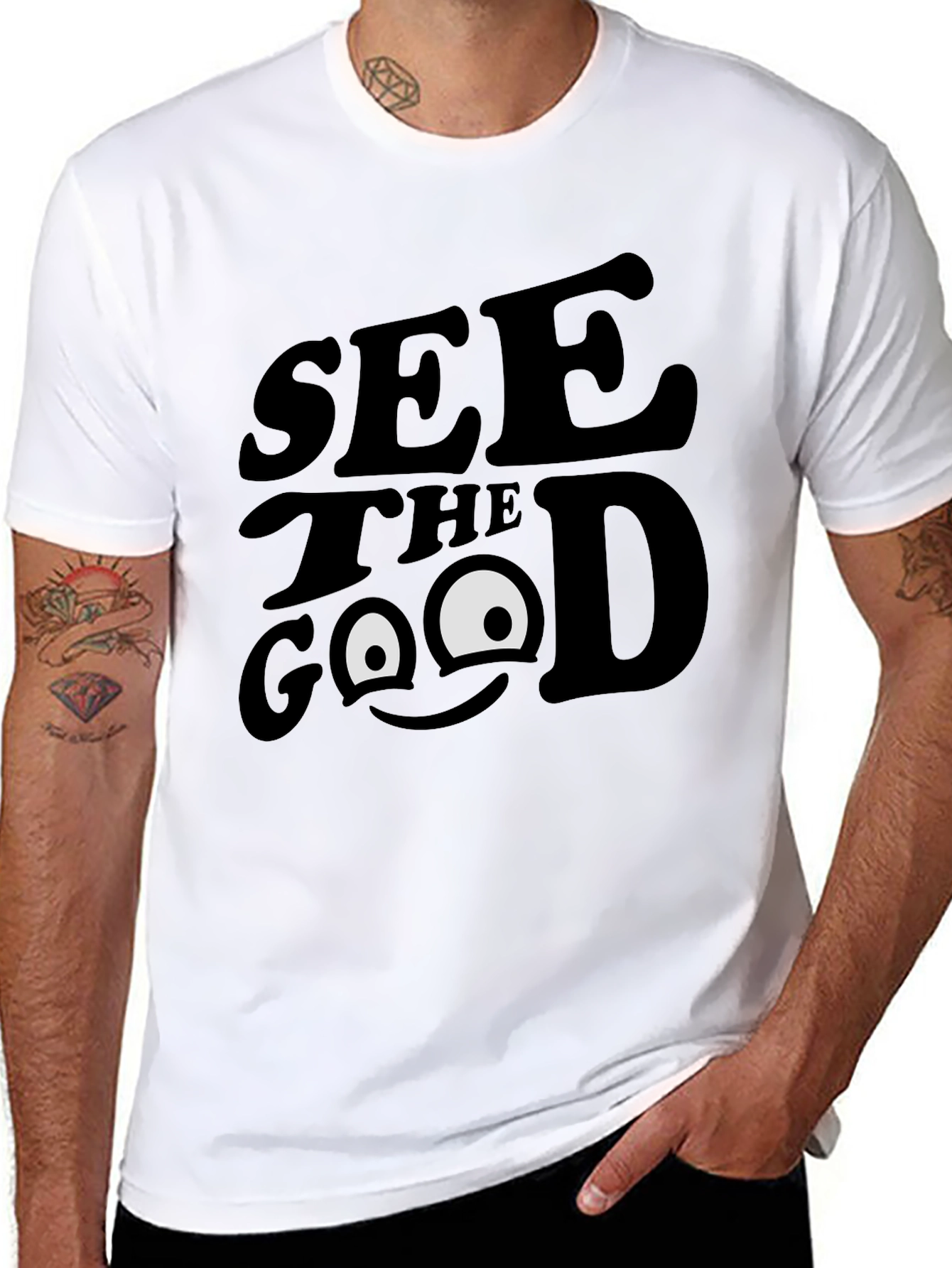 See The Good Graphic Tee - Black