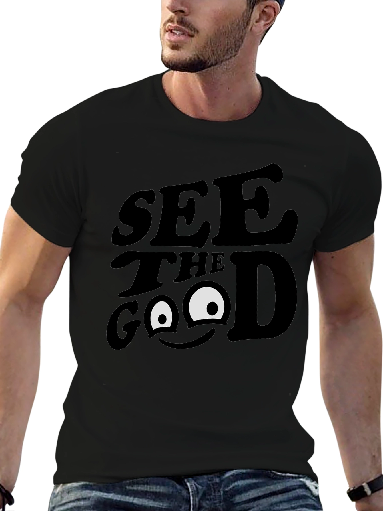 See The Good Graphic Tee - Black