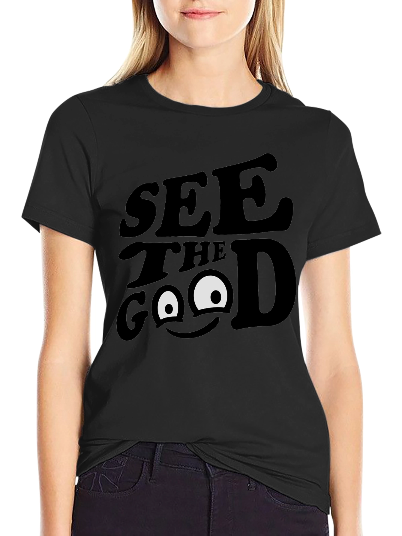 See The Good Graphic Tee - Black