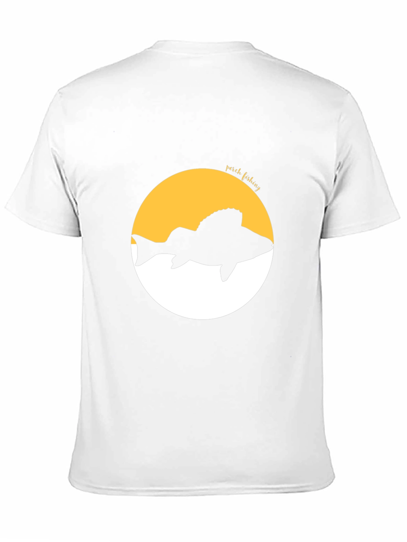 Perch Fishing Graphic Tee - Black