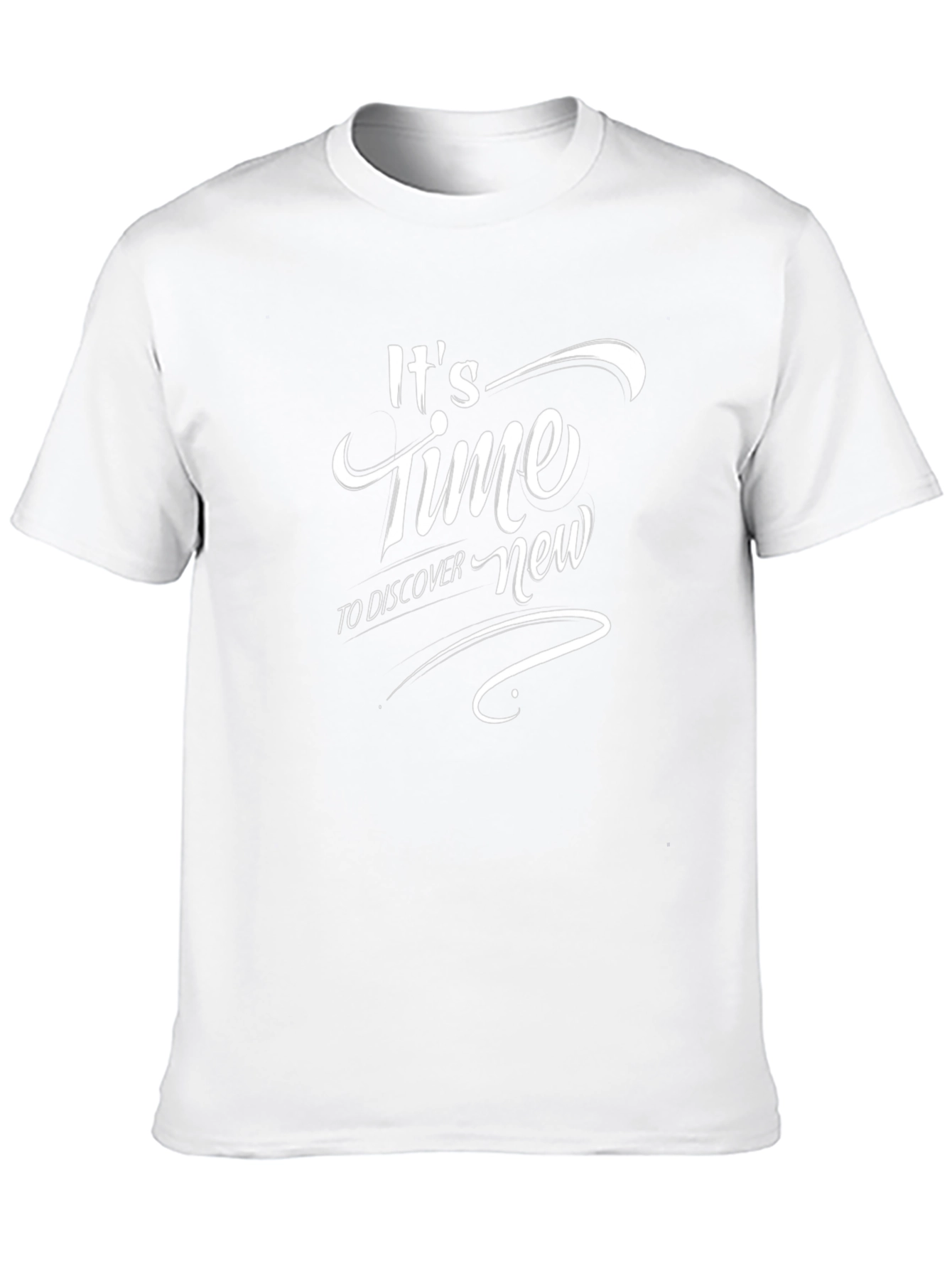 Its Time to Discover New Black T-Shirt