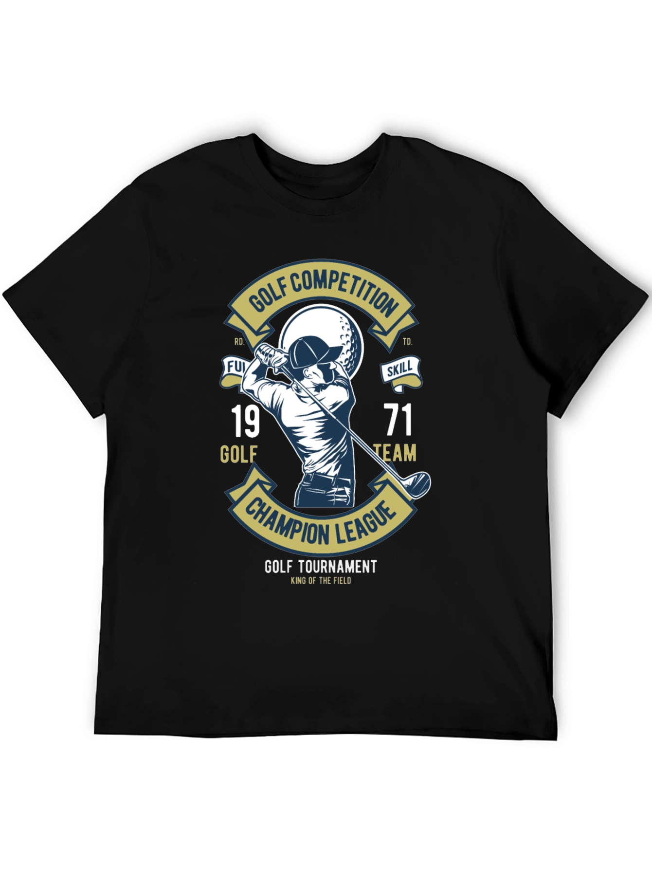 Golf Competition T-Shirt: Champion League Tournament Tee