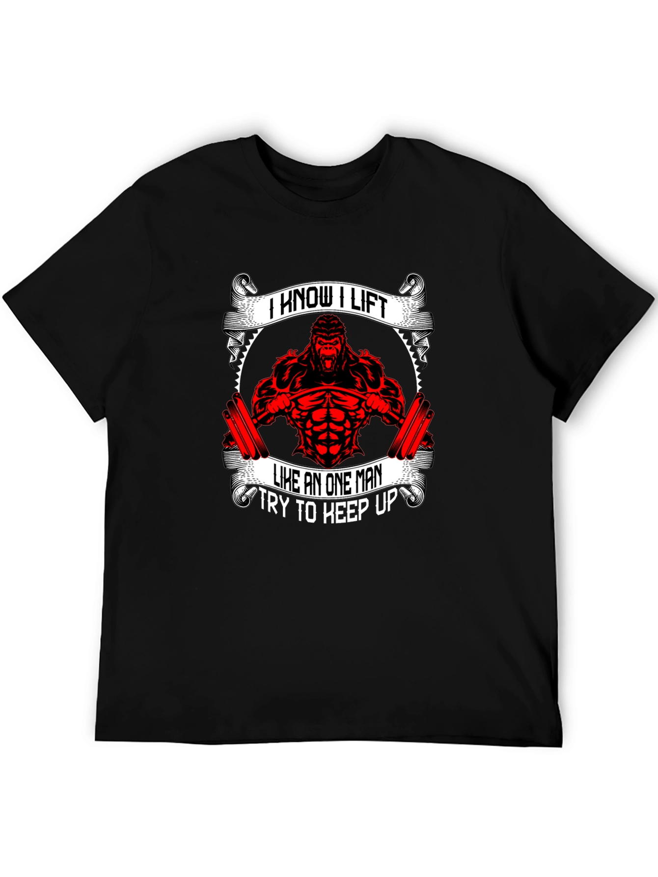 I Know I Lift Gorilla Gym T-Shirt