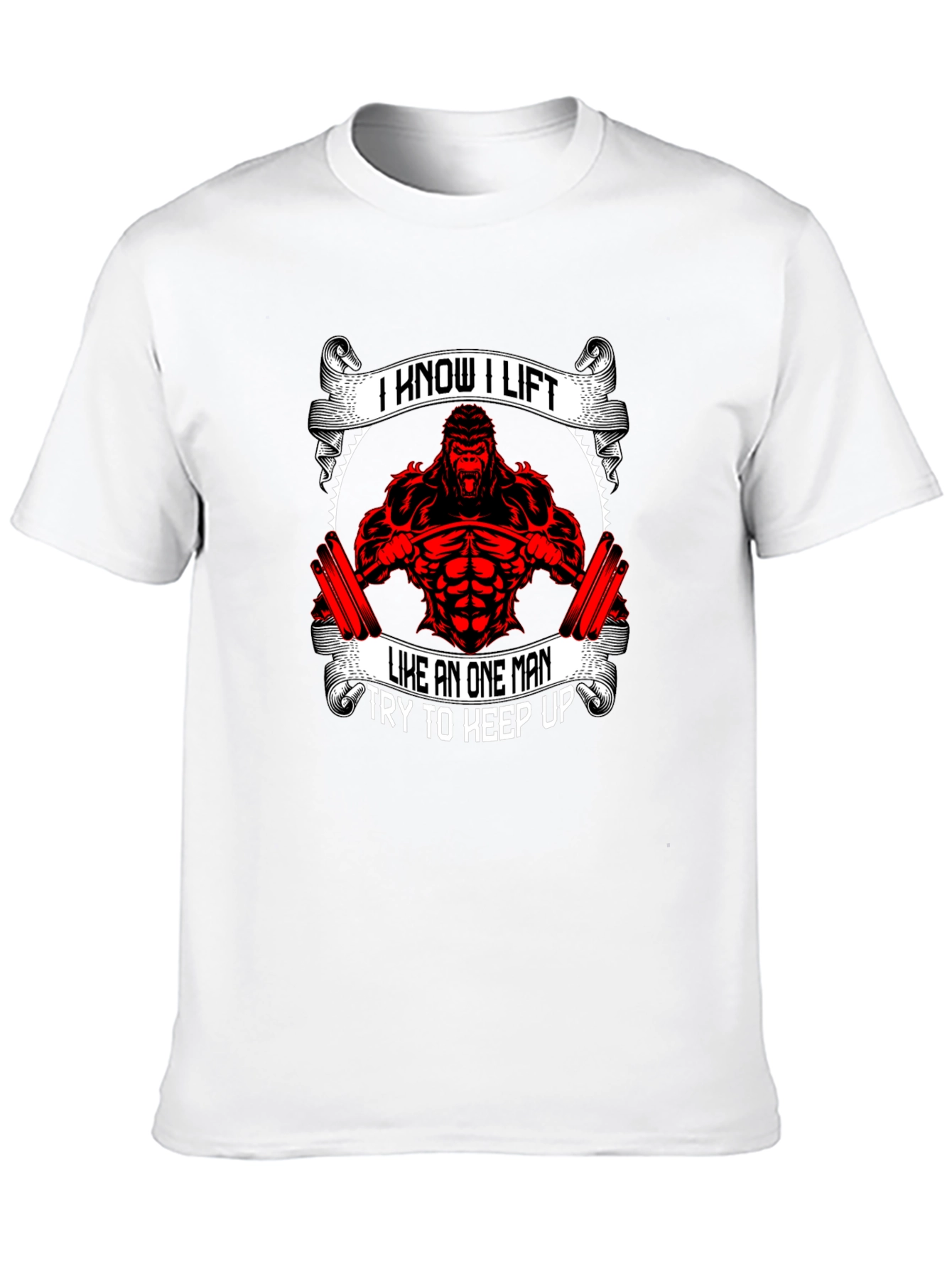I Know I Lift Gorilla Gym T-Shirt