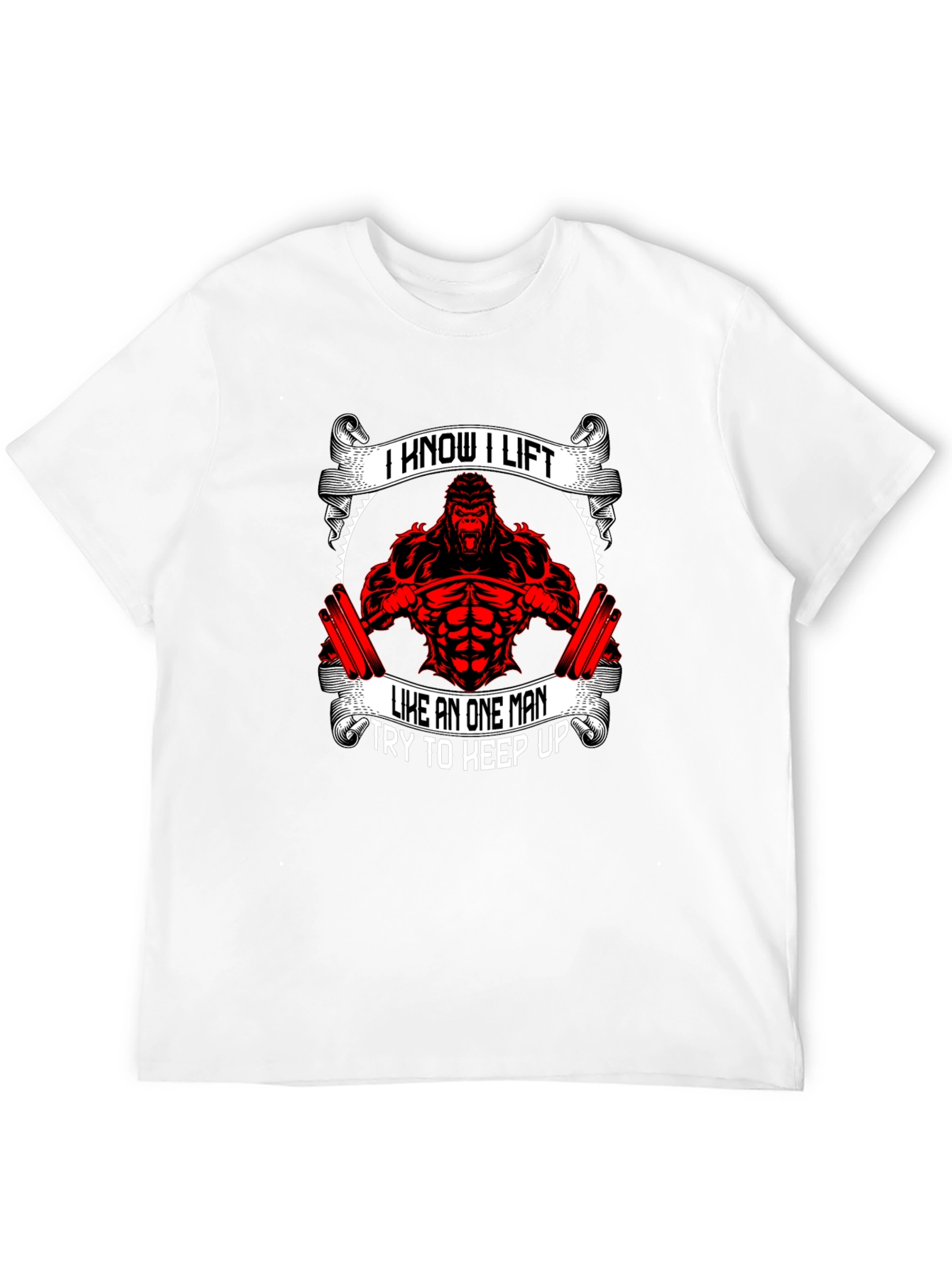 I Know I Lift Gorilla Gym T-Shirt
