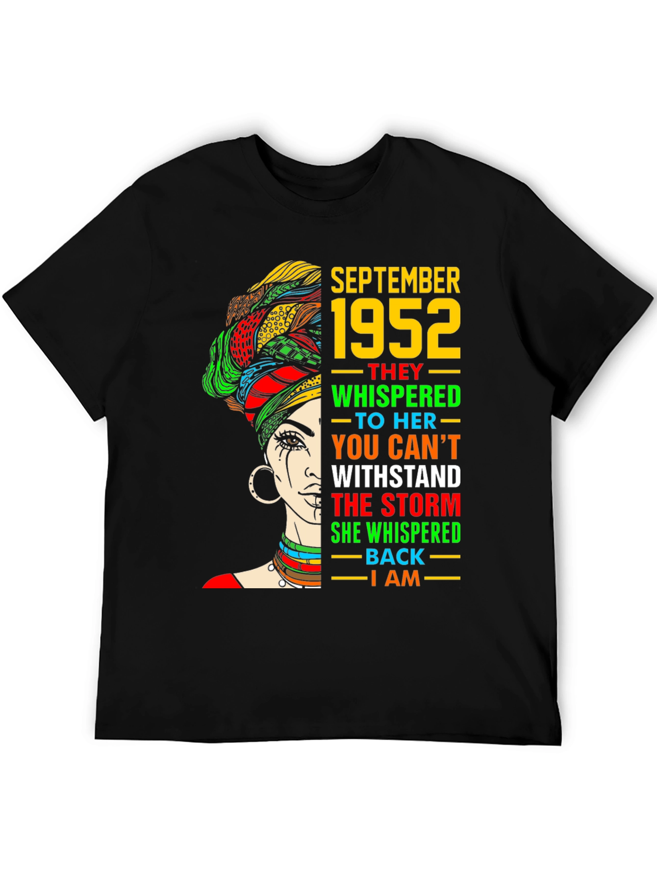 September 1952 Queen T-Shirt Birthday Gift