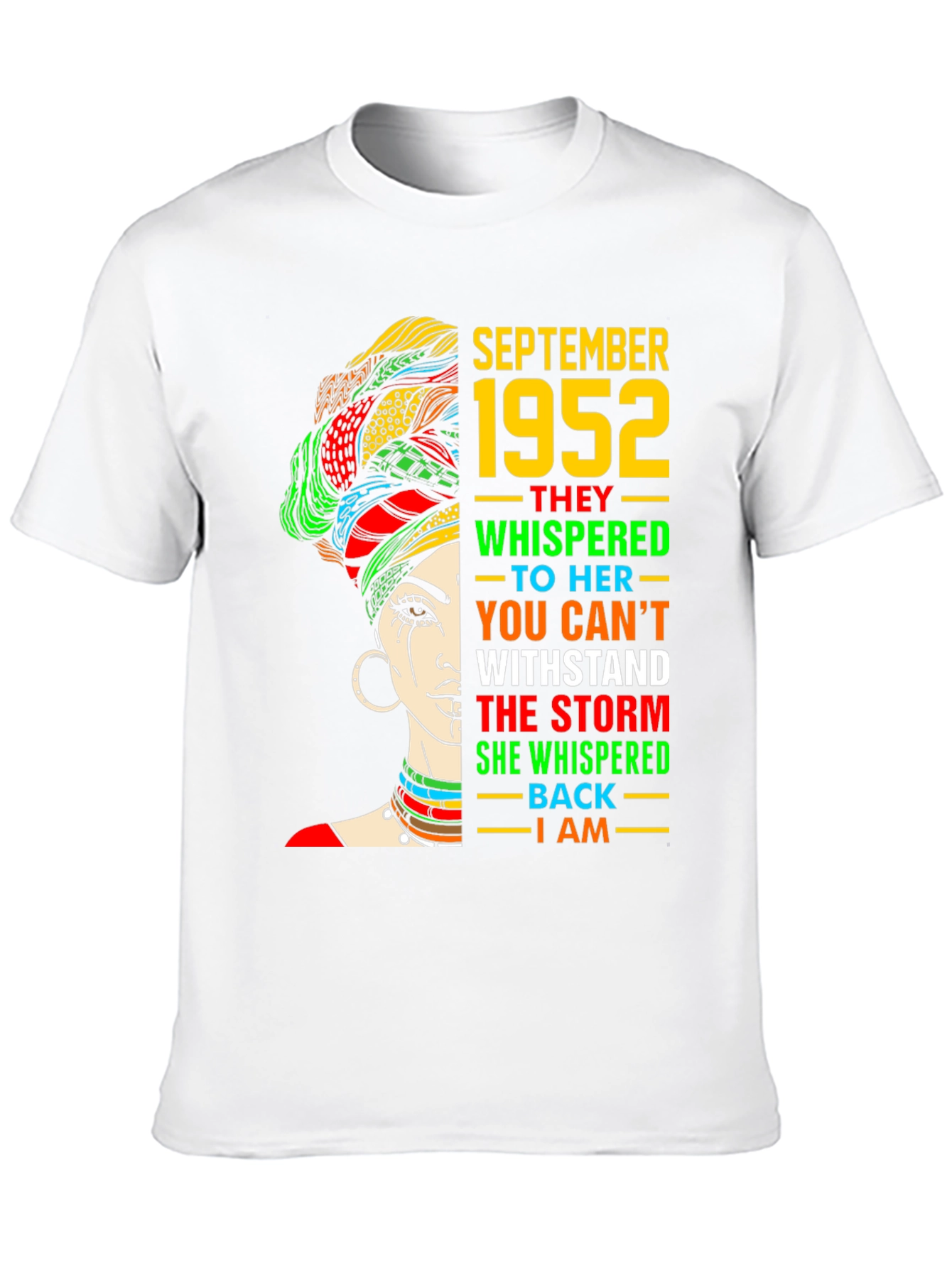 September 1952 Queen T-Shirt Birthday Gift