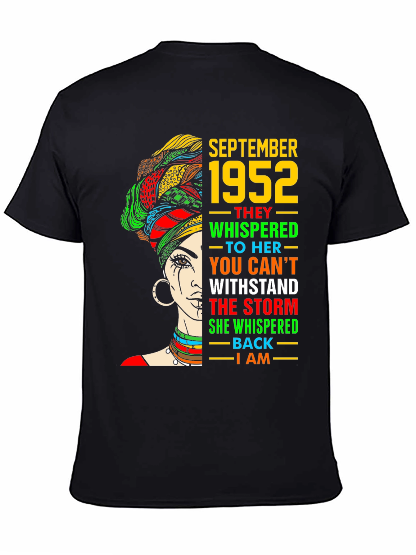 September 1952 Queen T-Shirt Birthday Gift