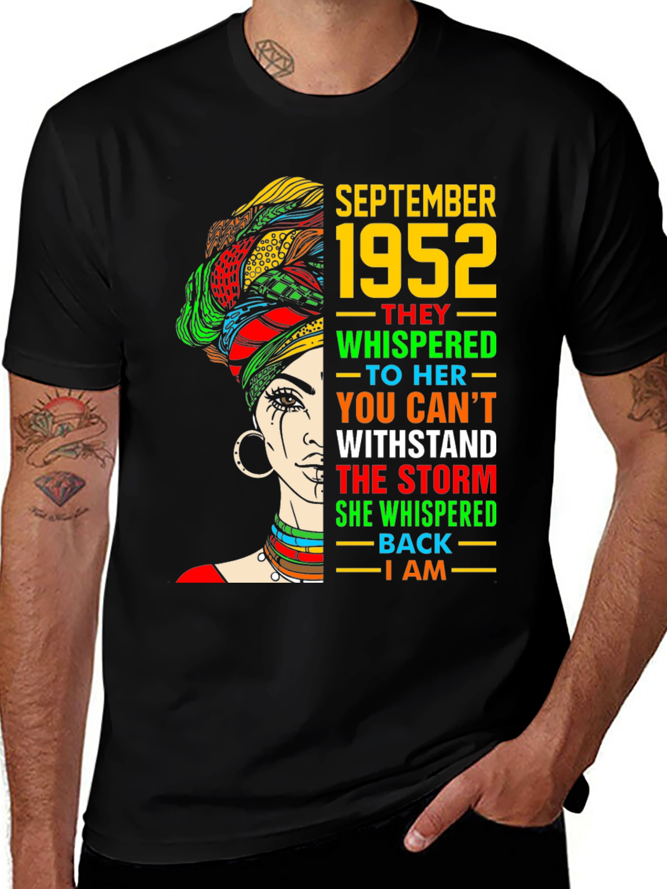 September 1952 Queen T-Shirt Birthday Gift