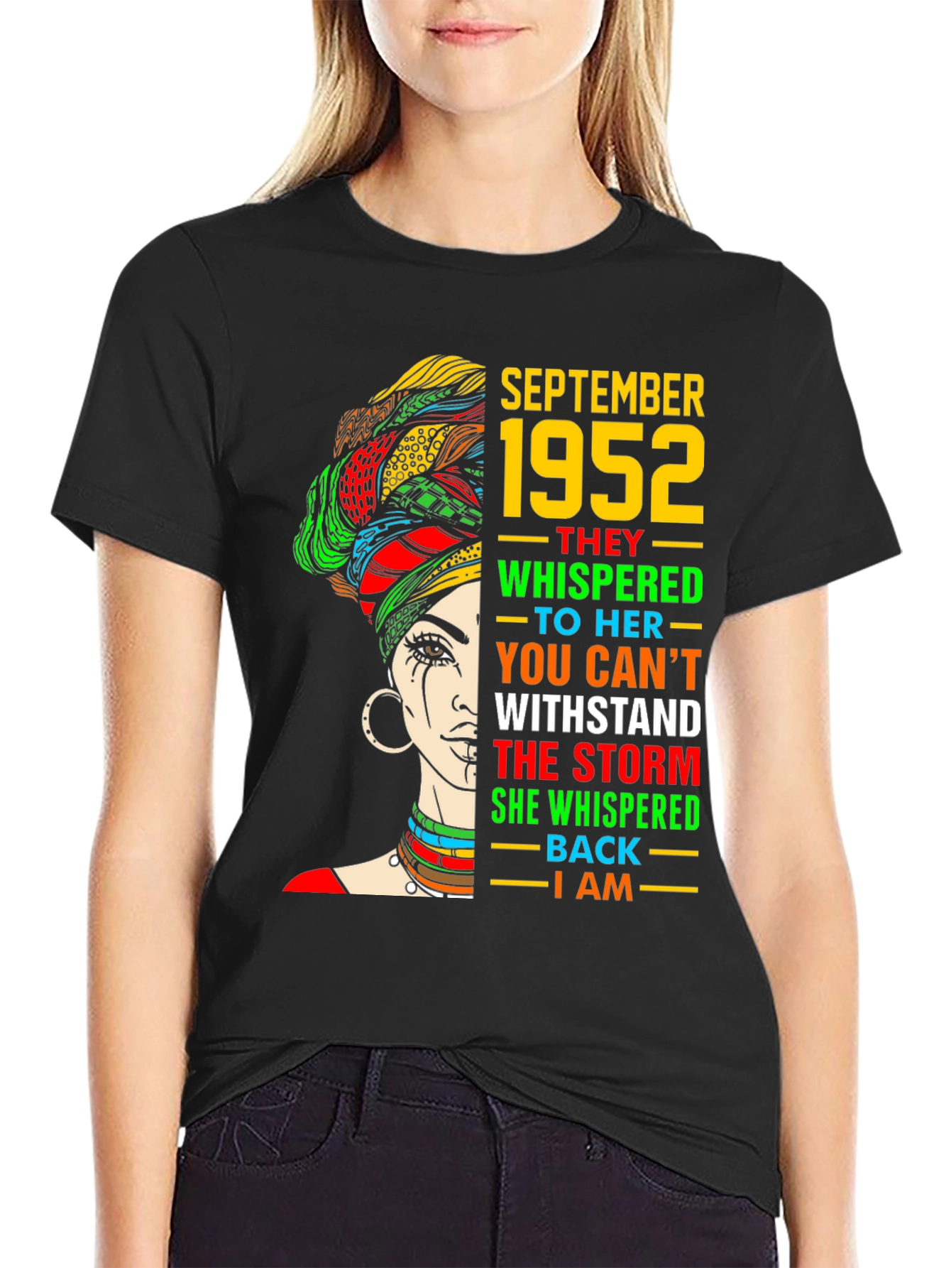 September 1952 Queen T-Shirt Birthday Gift