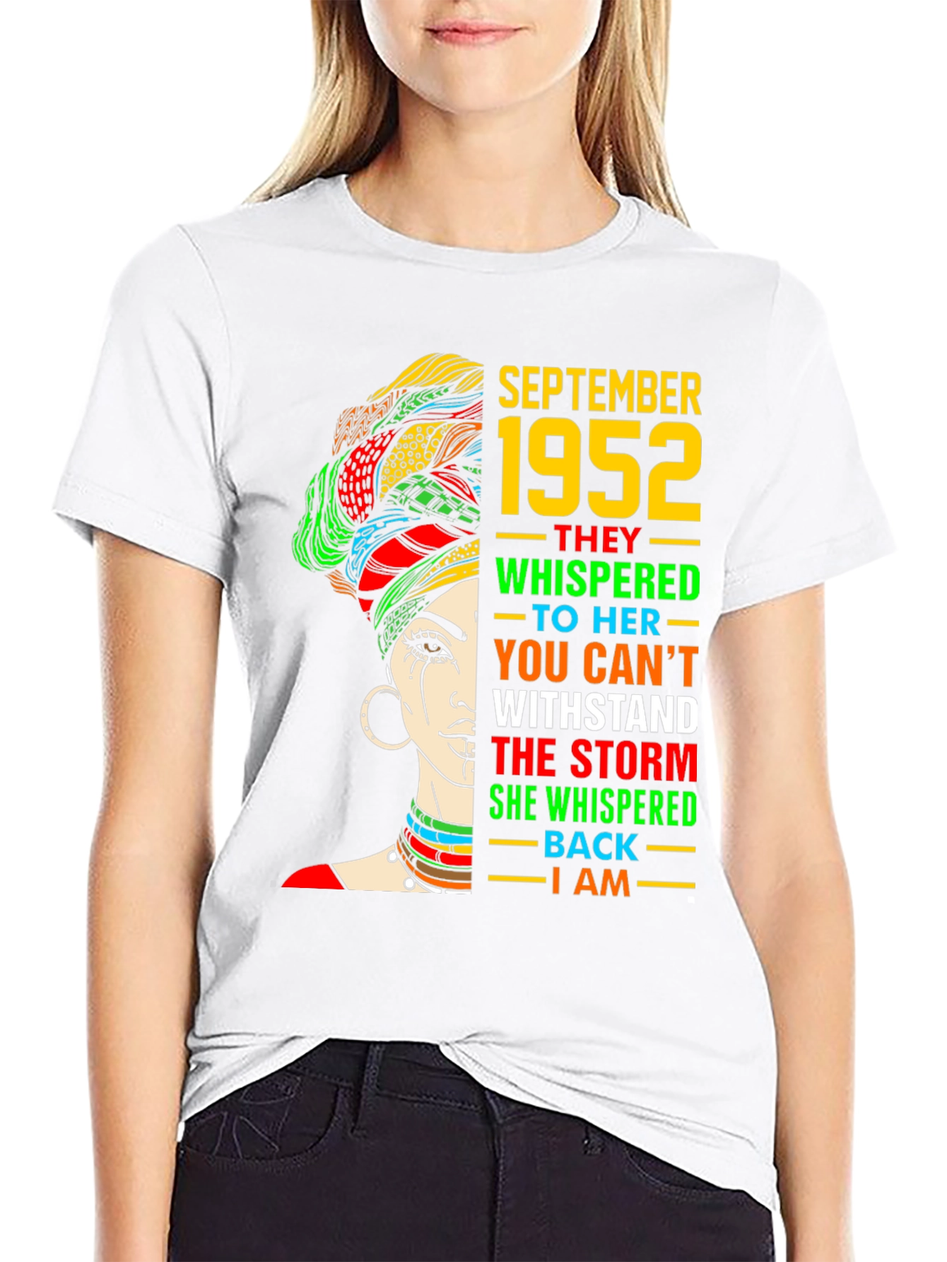 September 1952 Queen T-Shirt Birthday Gift