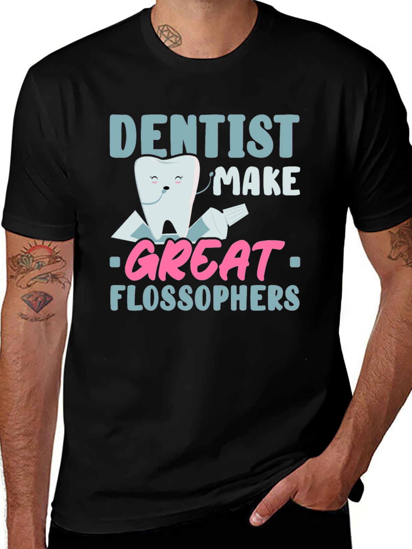 Dentist Make Great Flossophers Graphic T-Shirt
