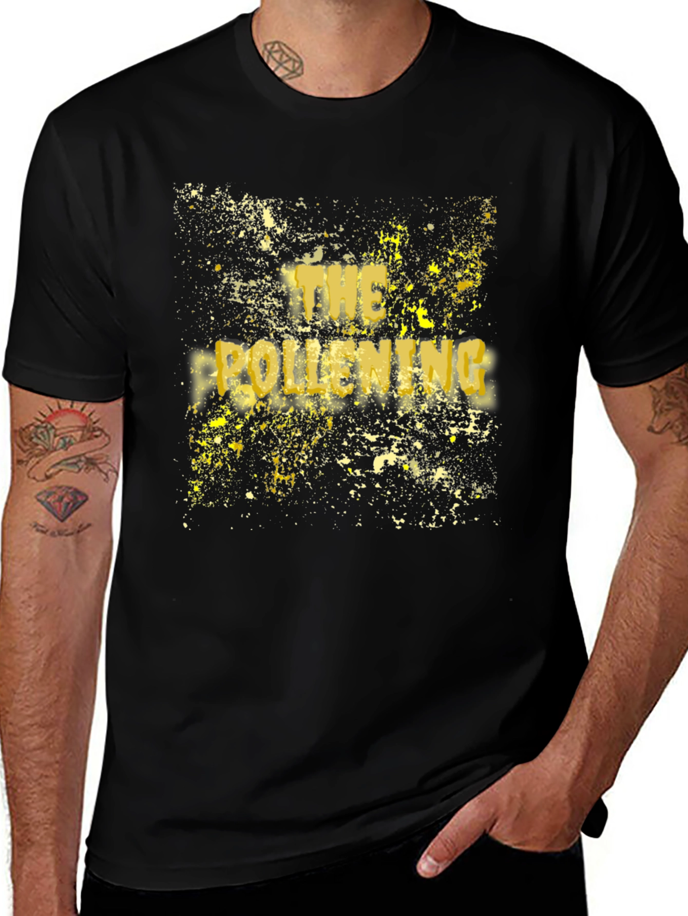 The Pollening T-Shirt - Black Tee