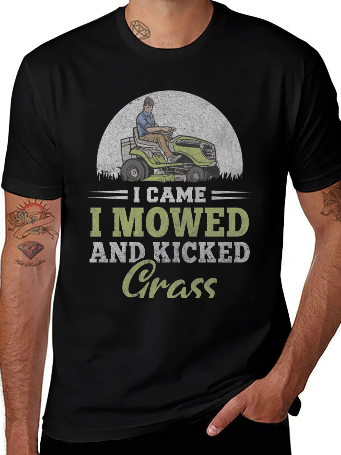 I Came I Mowed I Kicked Grass T-Shirt