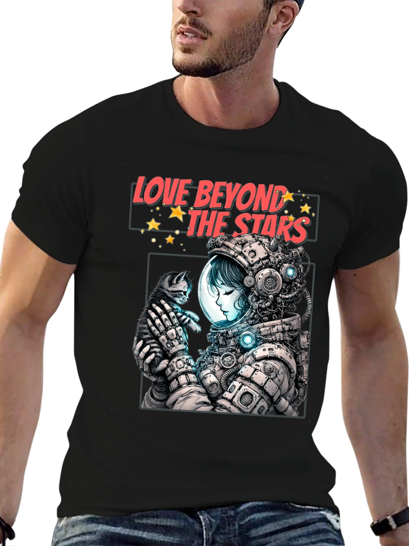 Love Beyond The Stars Graphic T-Shirt