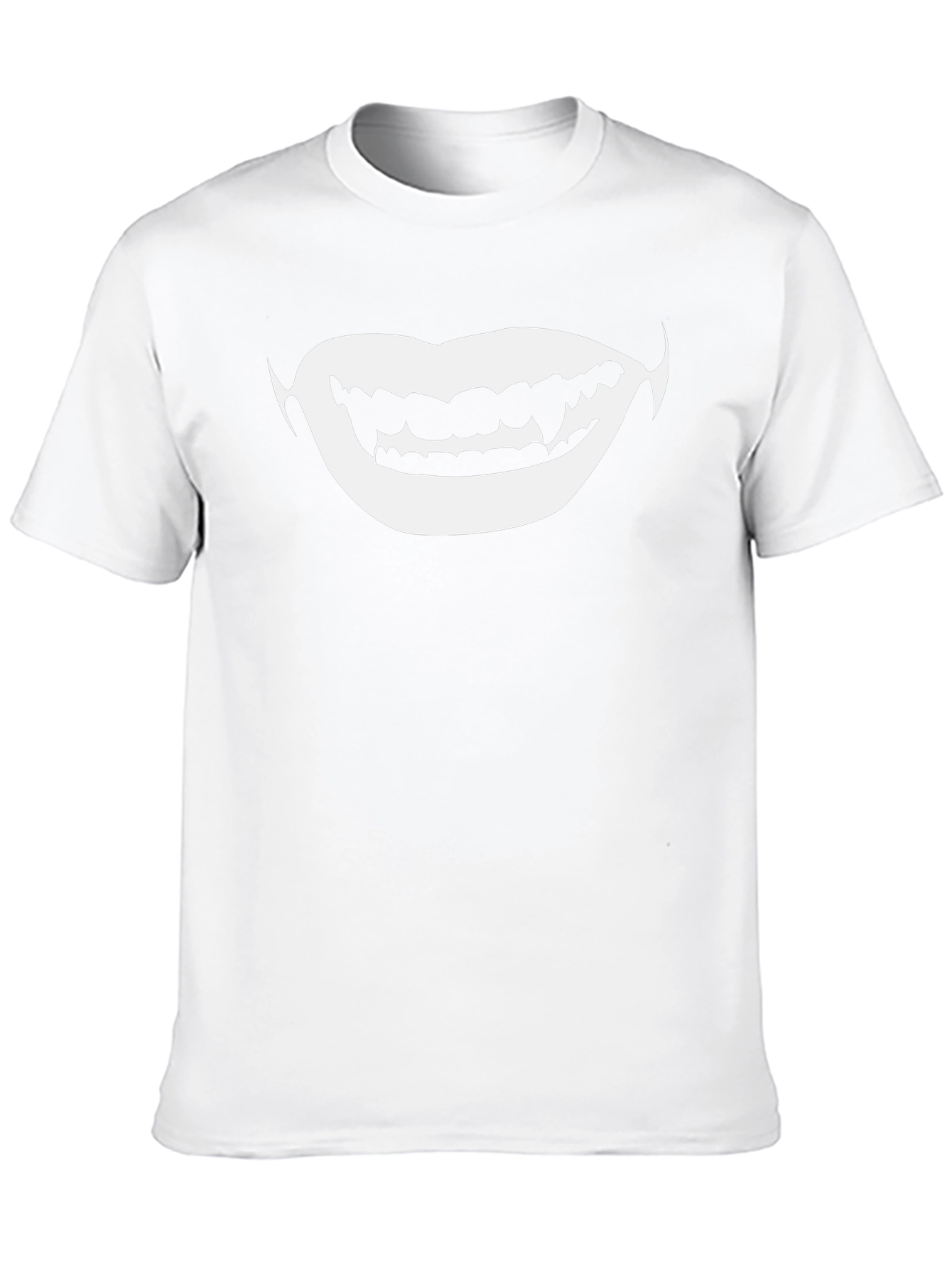 Vampire Grin Graphic Tee - Spooky Season Shirt