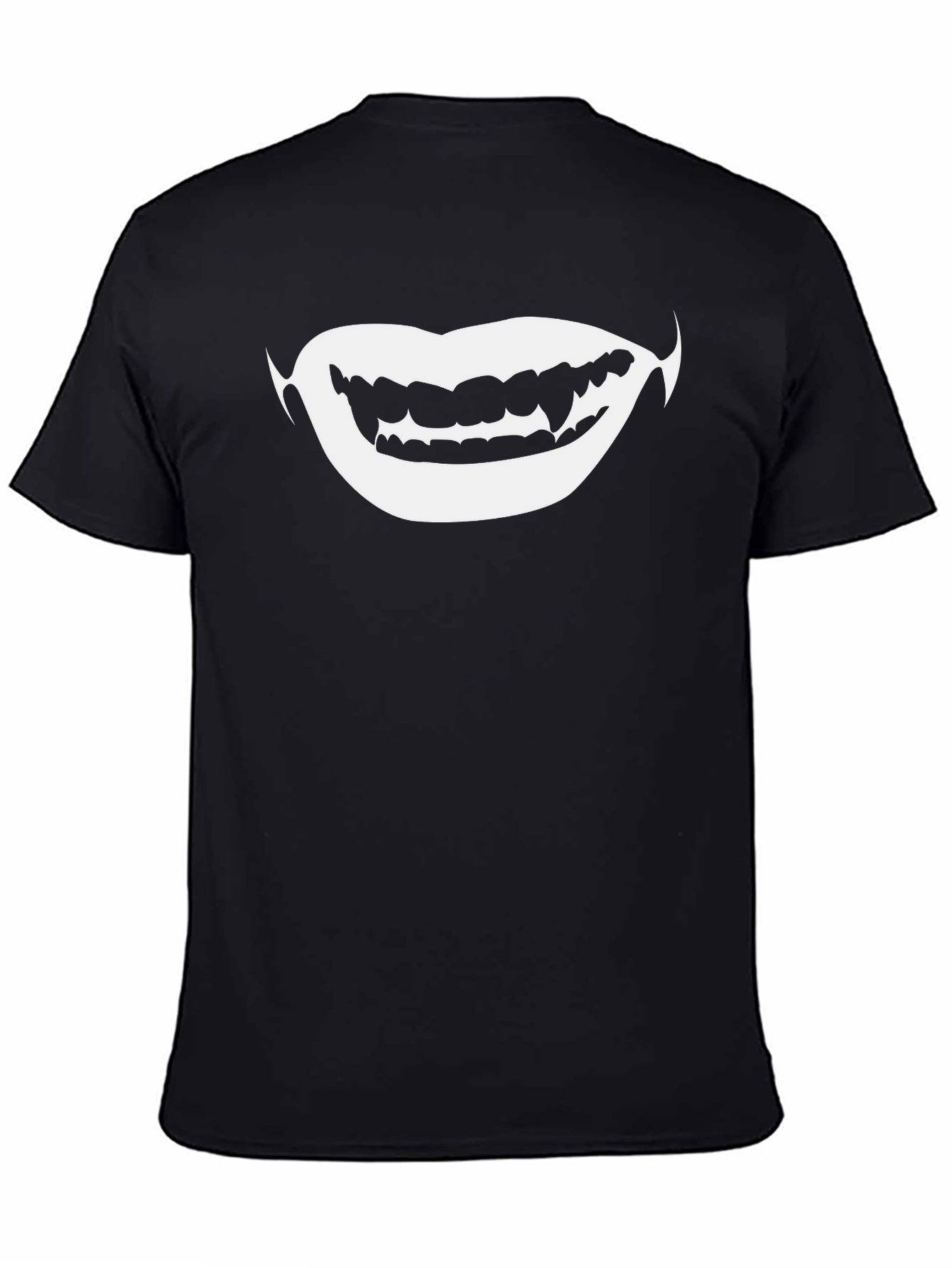 Vampire Grin Graphic Tee - Spooky Season Shirt
