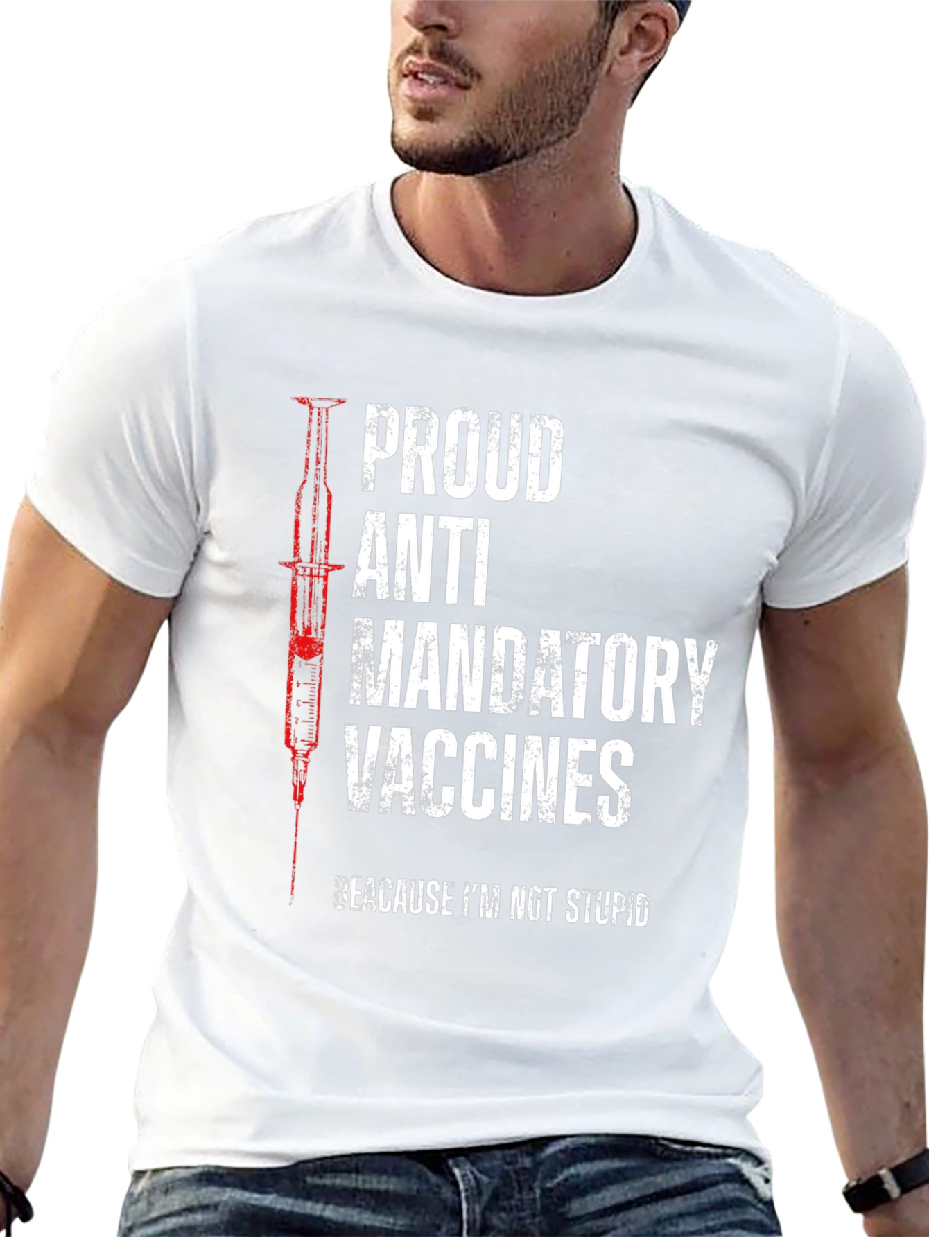 Proud Anti Mandatory Vaccines Graphic Tee