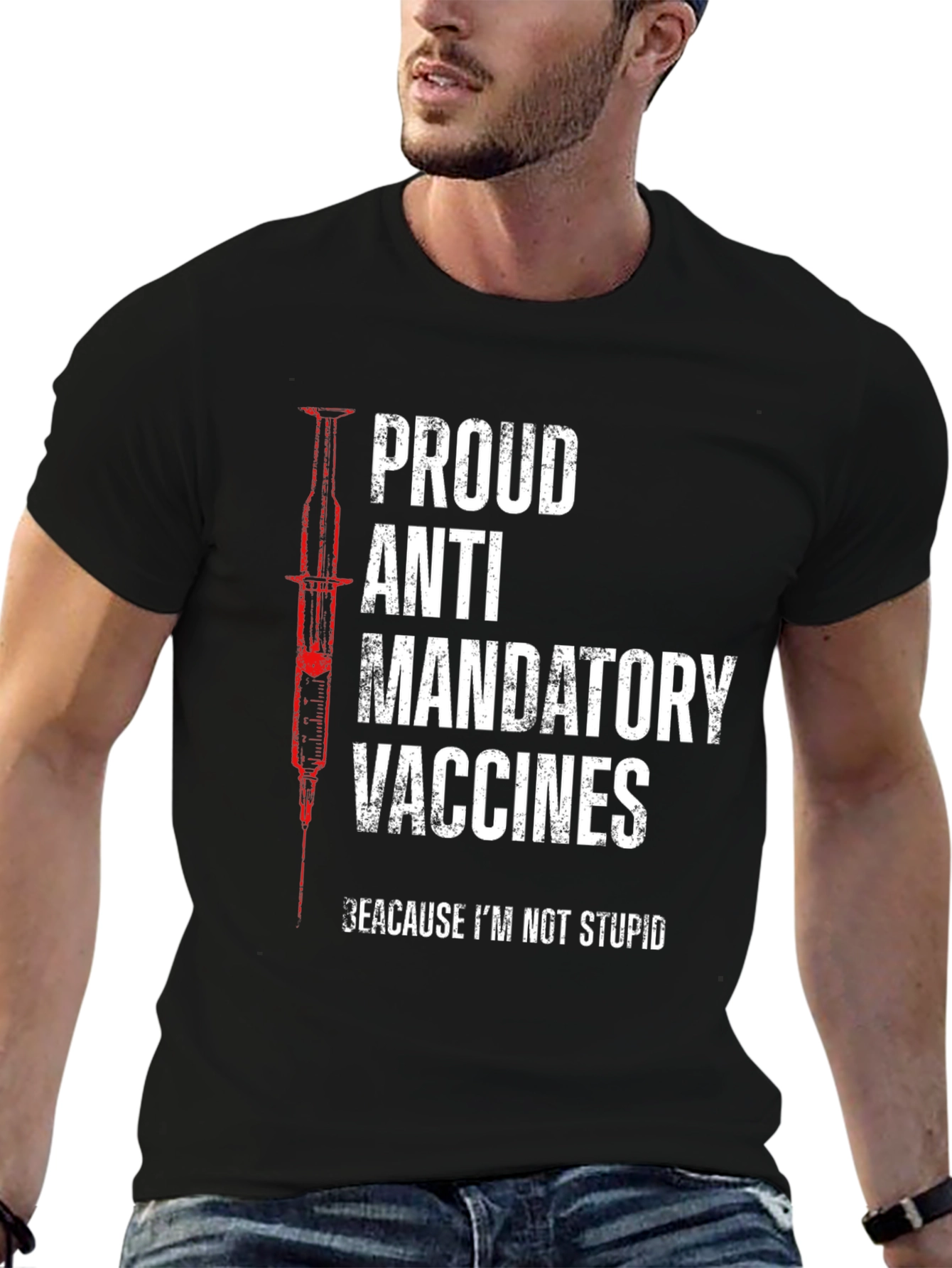 Proud Anti Mandatory Vaccines Graphic Tee