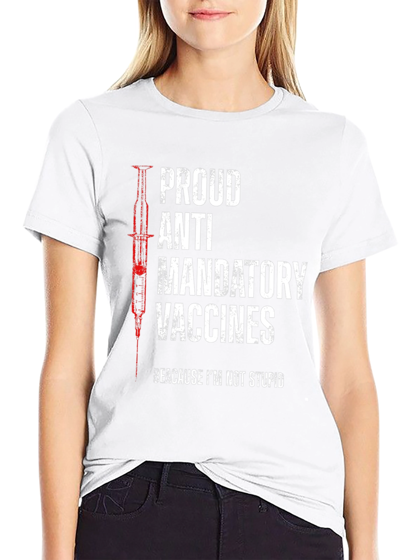 Proud Anti Mandatory Vaccines Graphic Tee