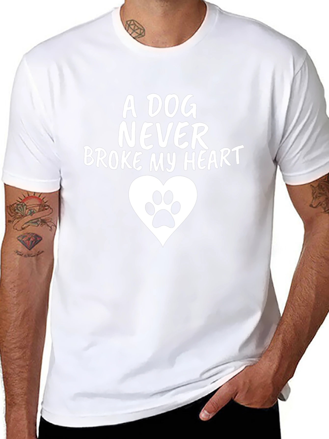 A Dog Never Broke My Heart T-Shirt