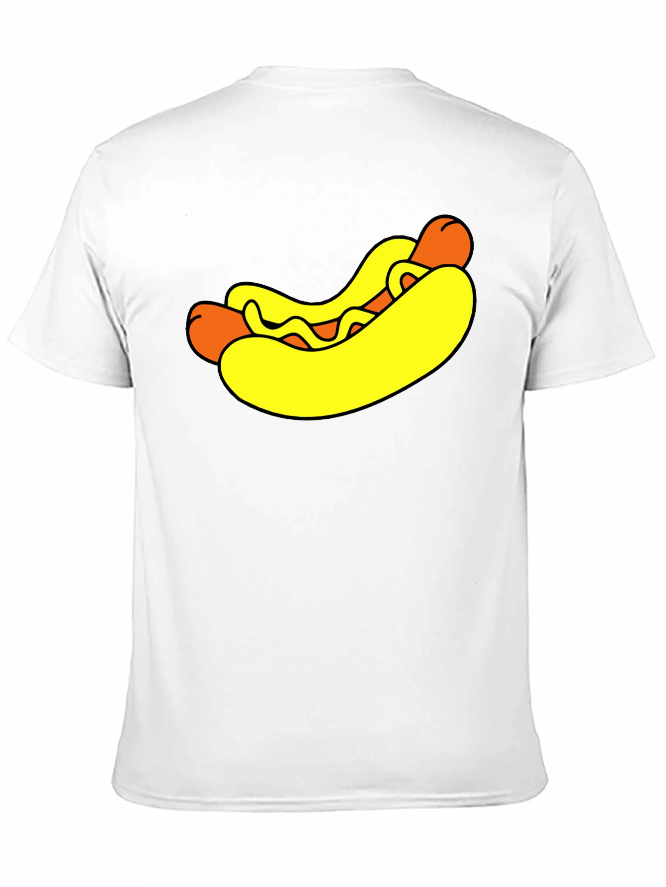 Funny Hot Dog Graphic T-Shirt - Novelty Food Tee