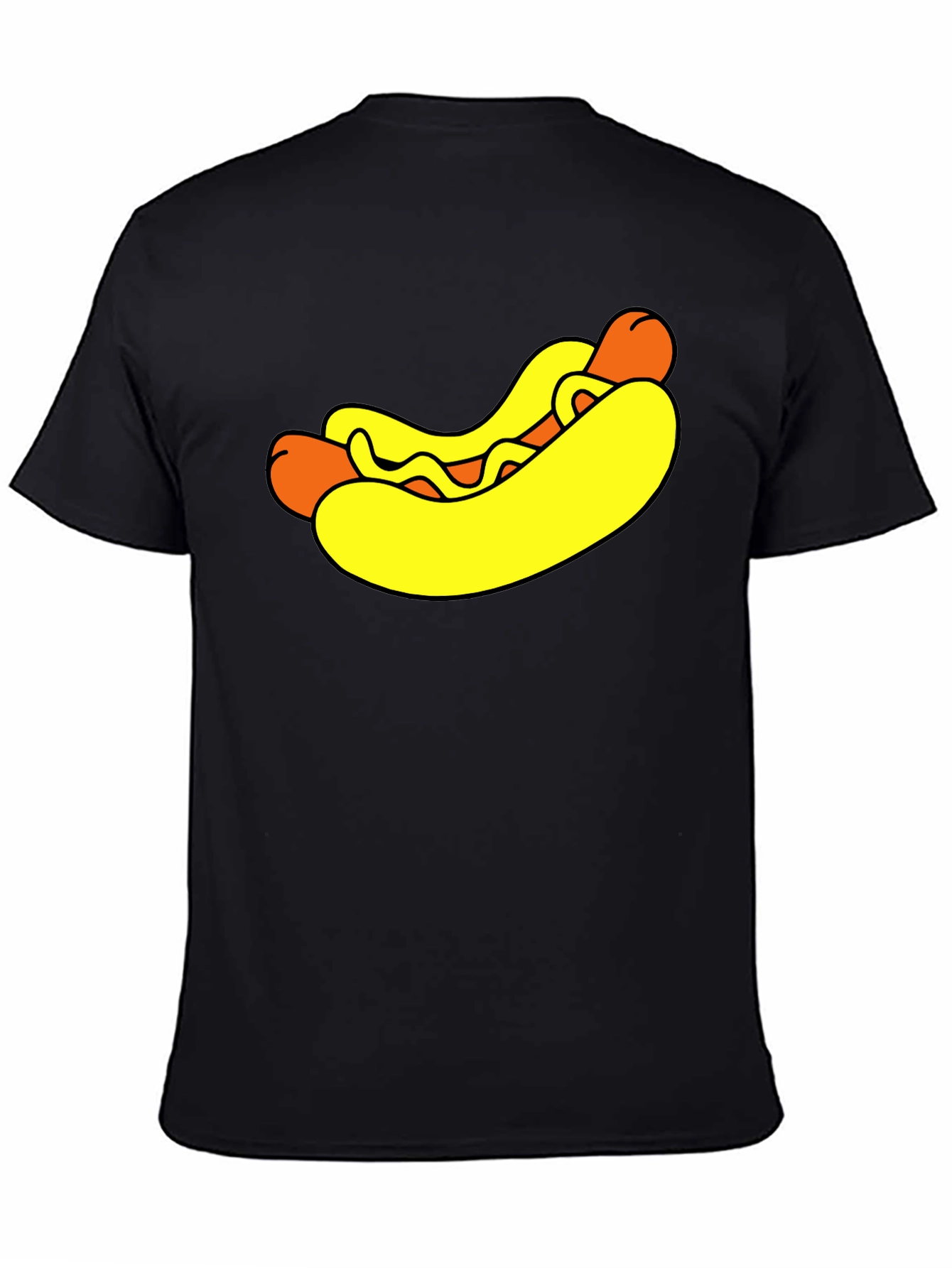 Funny Hot Dog Graphic T-Shirt - Novelty Food Tee