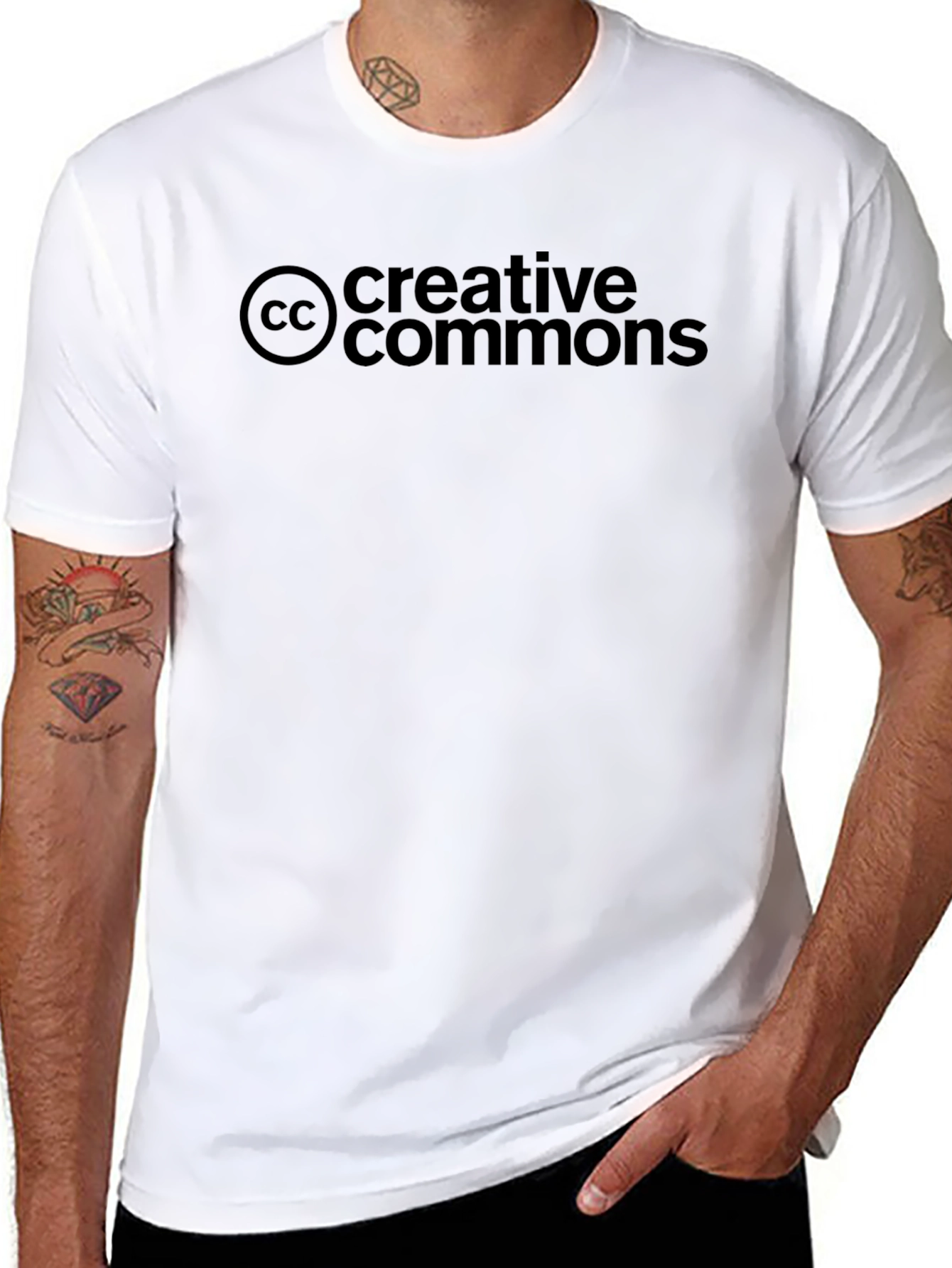 Creative Commons Black T-Shirt