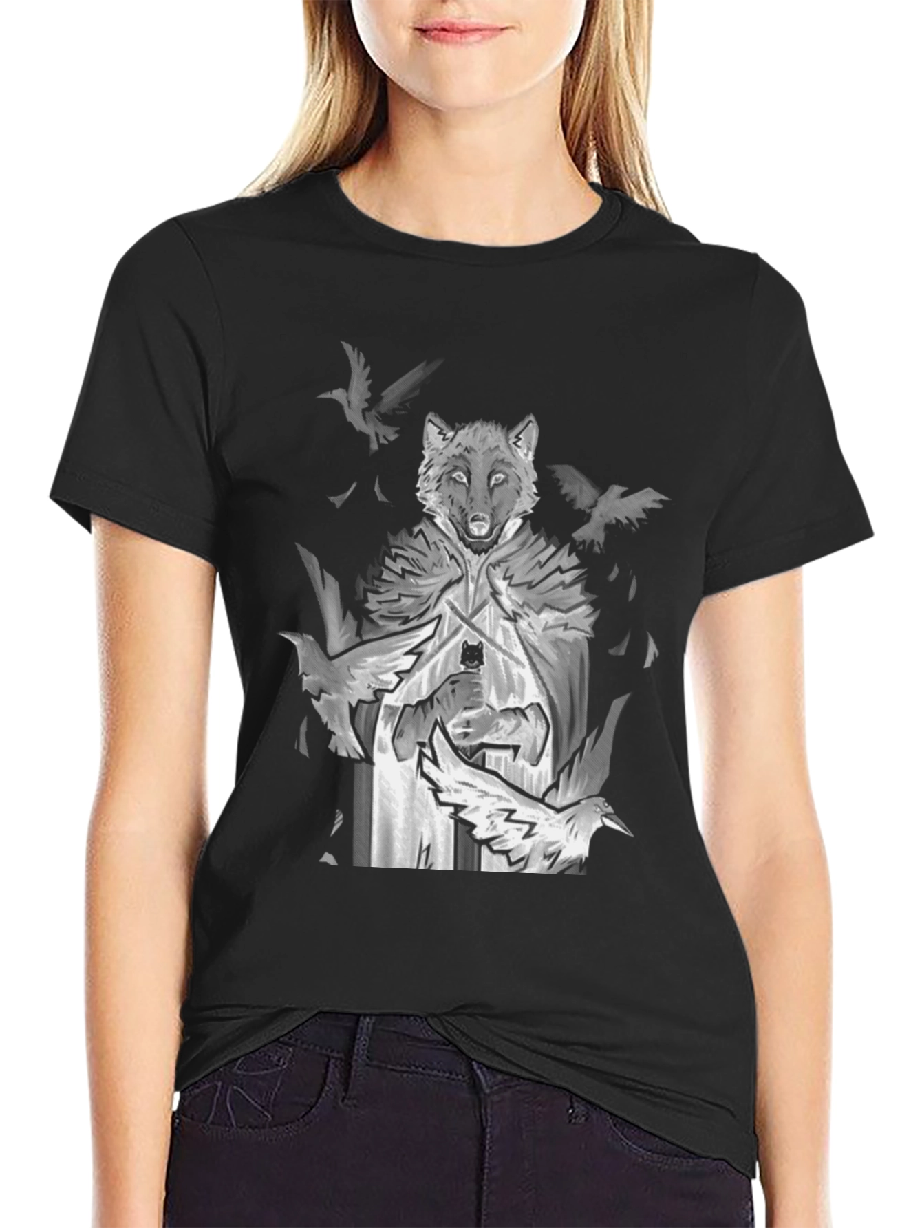 Wolf & Raven Graphic Tee - Stark Style