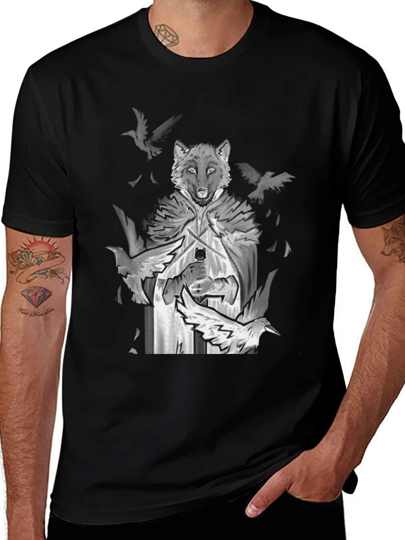 Wolf & Raven Graphic Tee - Stark Style