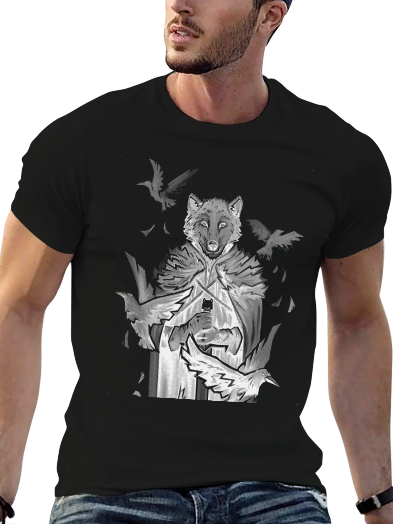 Wolf & Raven Graphic Tee - Stark Style