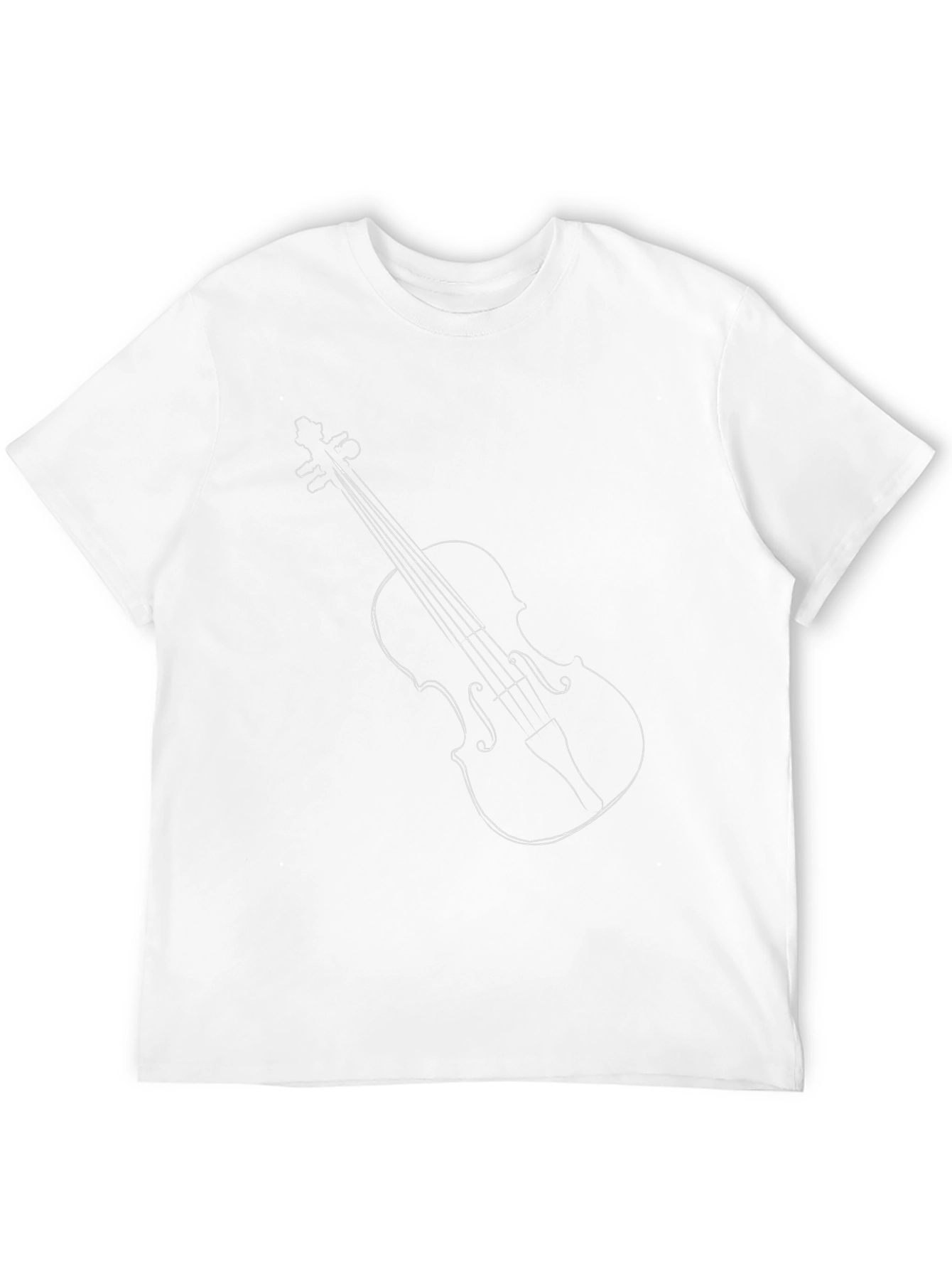 Black Violin Graphic Tee - Musical Instrument T-Shirt