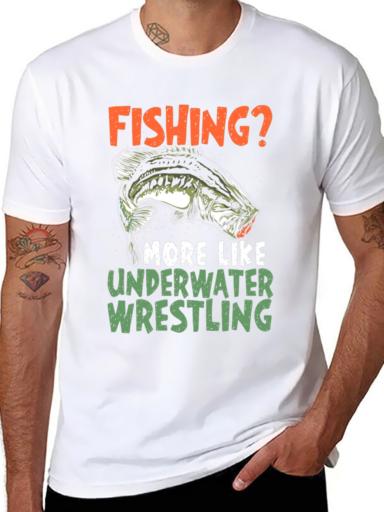 Fishing? Underwater Wrestling T-Shirt