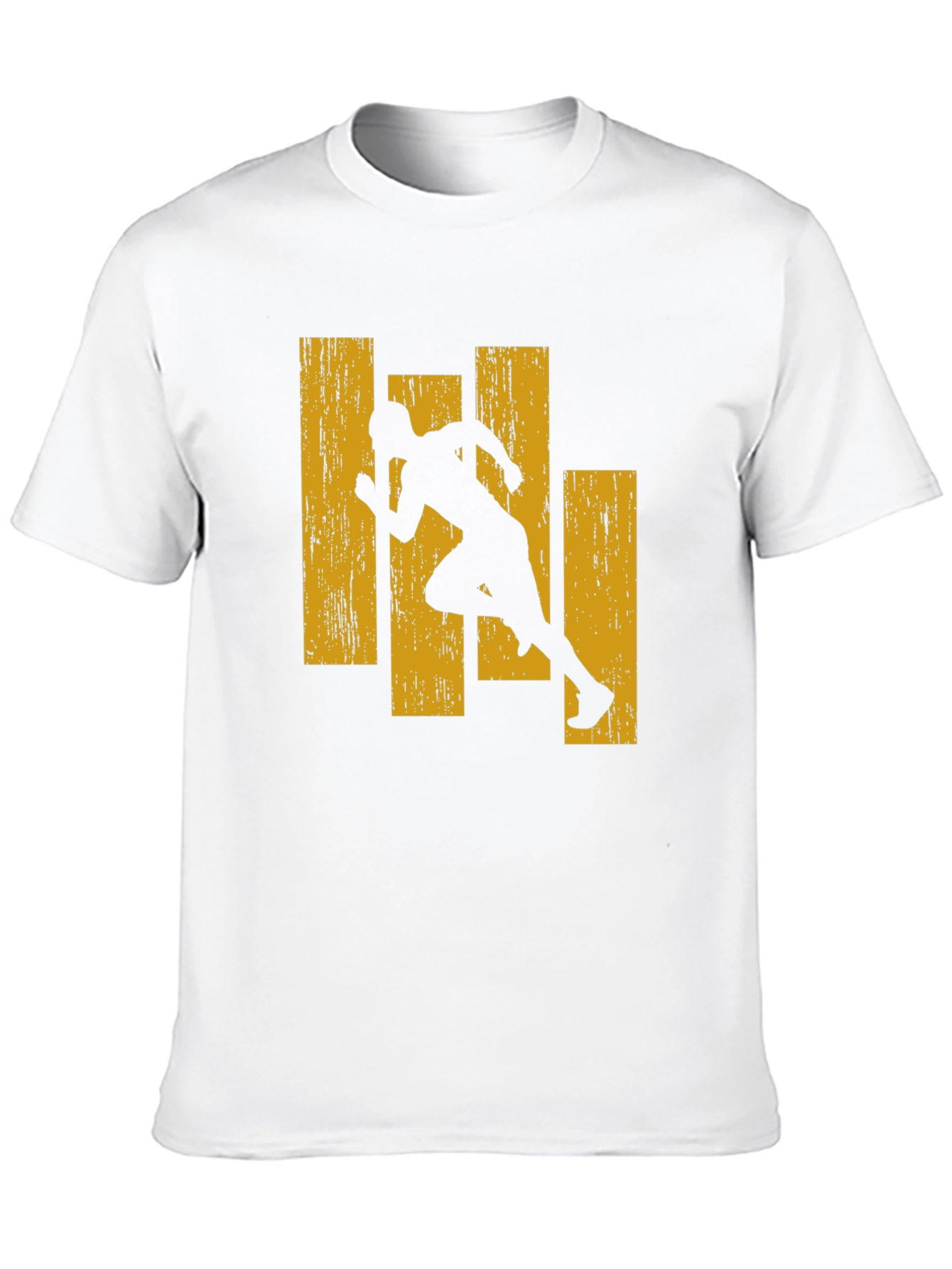 Runner Graphic Print Crew Neck T-Shirt