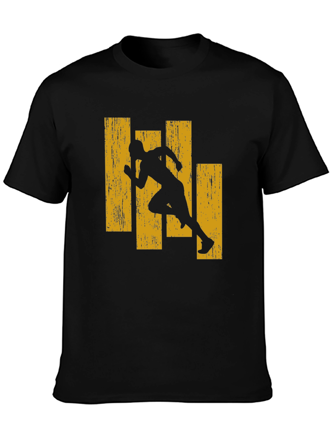 Runner Graphic Print Crew Neck T-Shirt