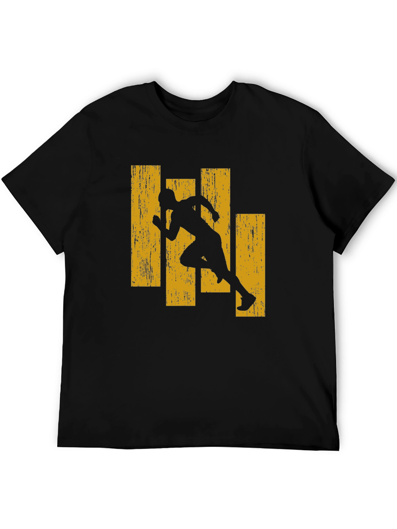 Runner Graphic Print Crew Neck T-Shirt