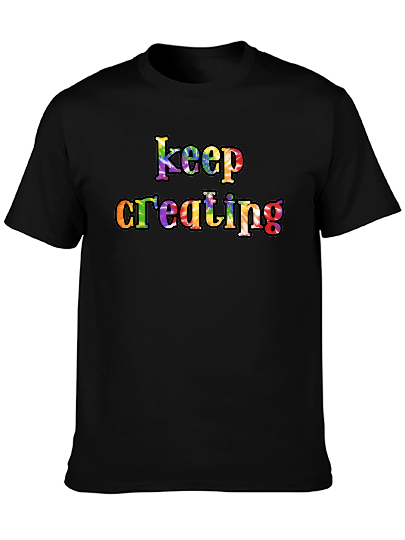 Keep Creating Rainbow Graphic T-Shirt - Unisex