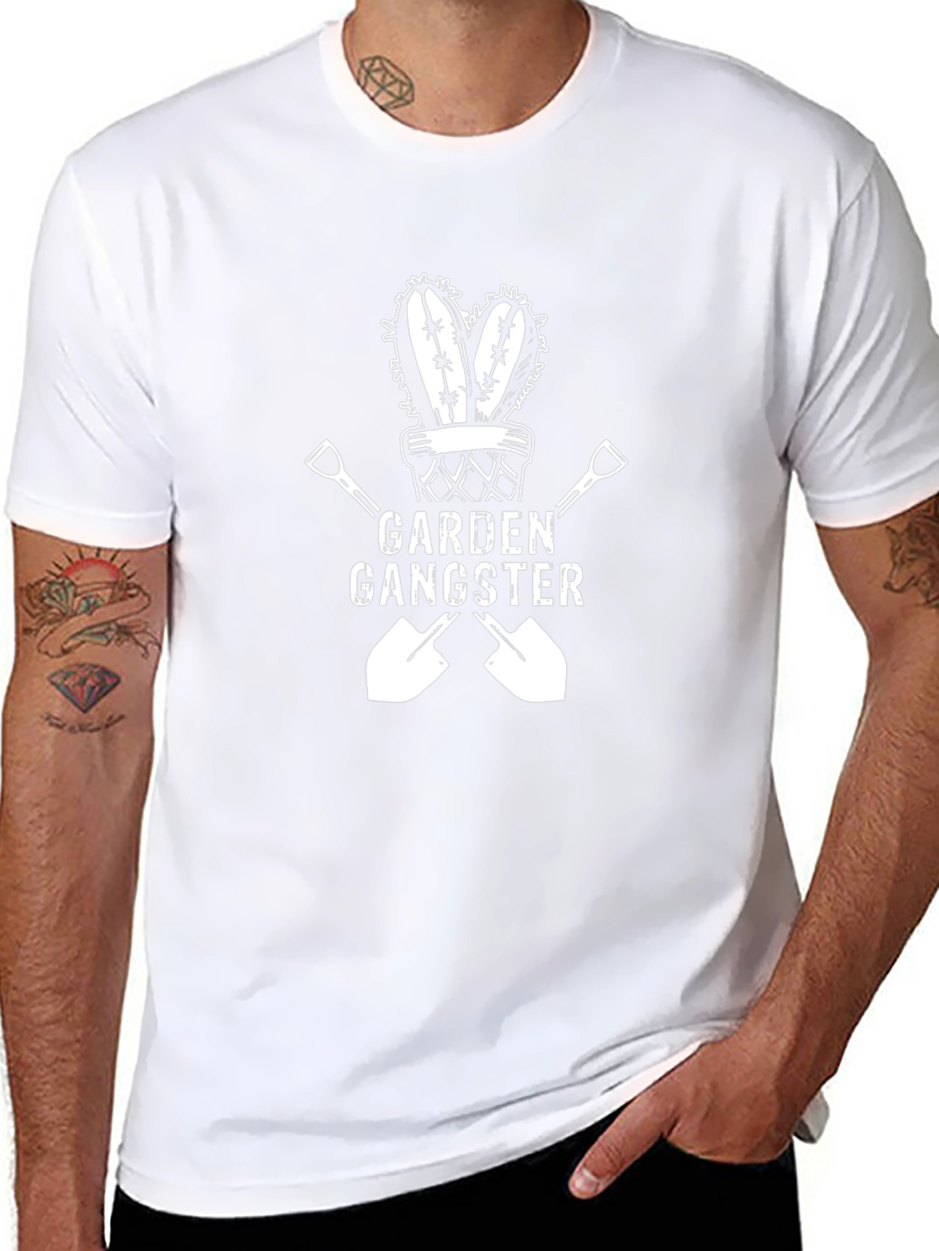 Garden Gangster Graphic Tee - Funny Gardening T-Shirt