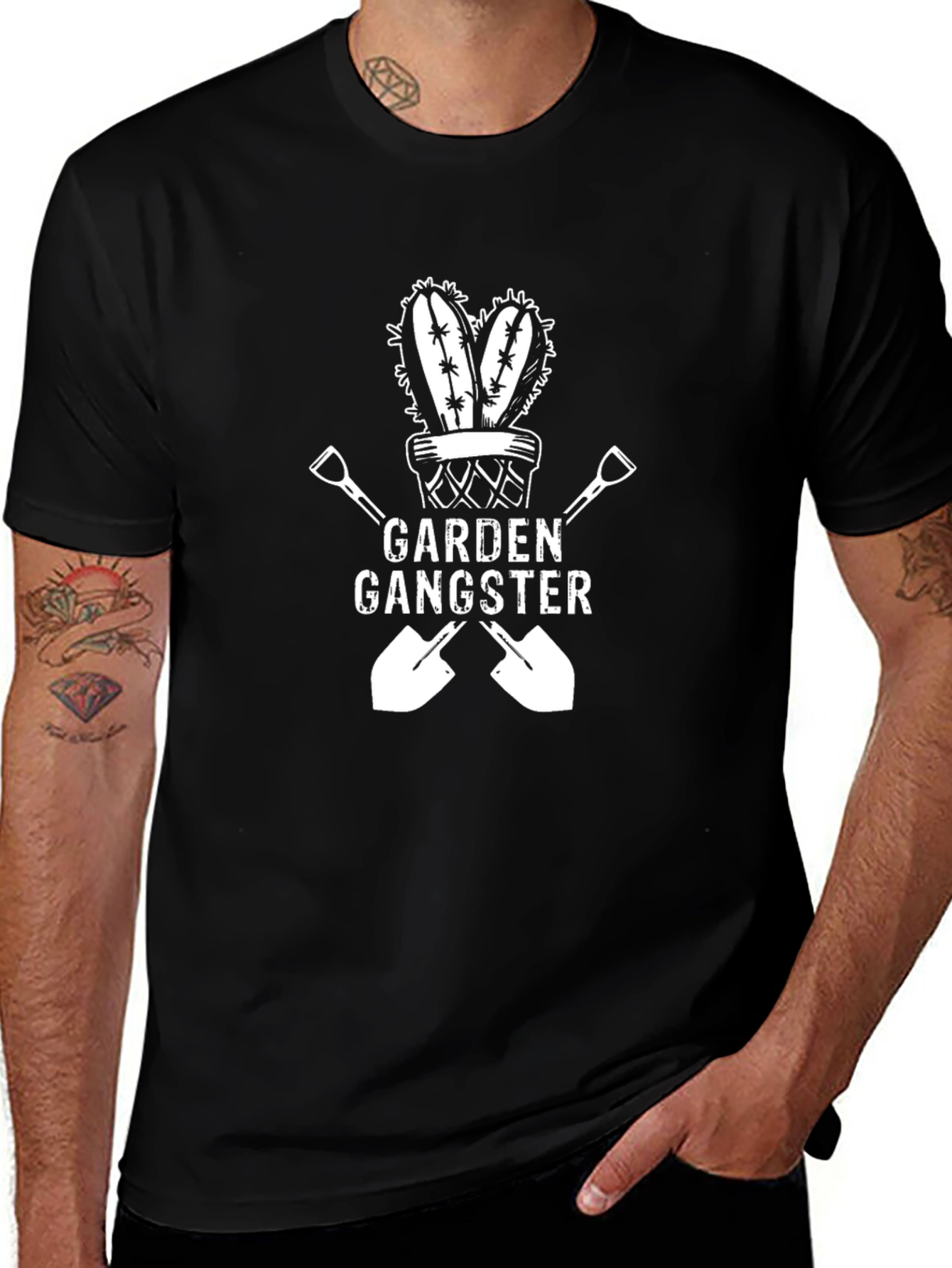 Garden Gangster Graphic Tee - Funny Gardening T-Shirt