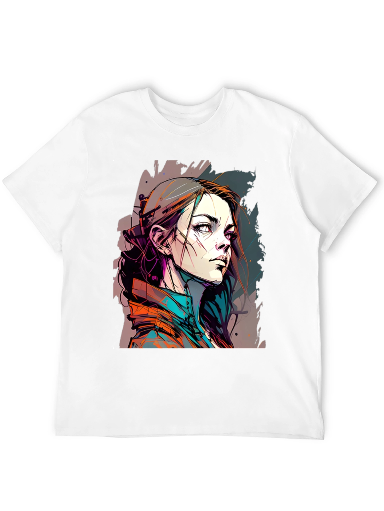 Urban Anime Style Graphic T-Shirt