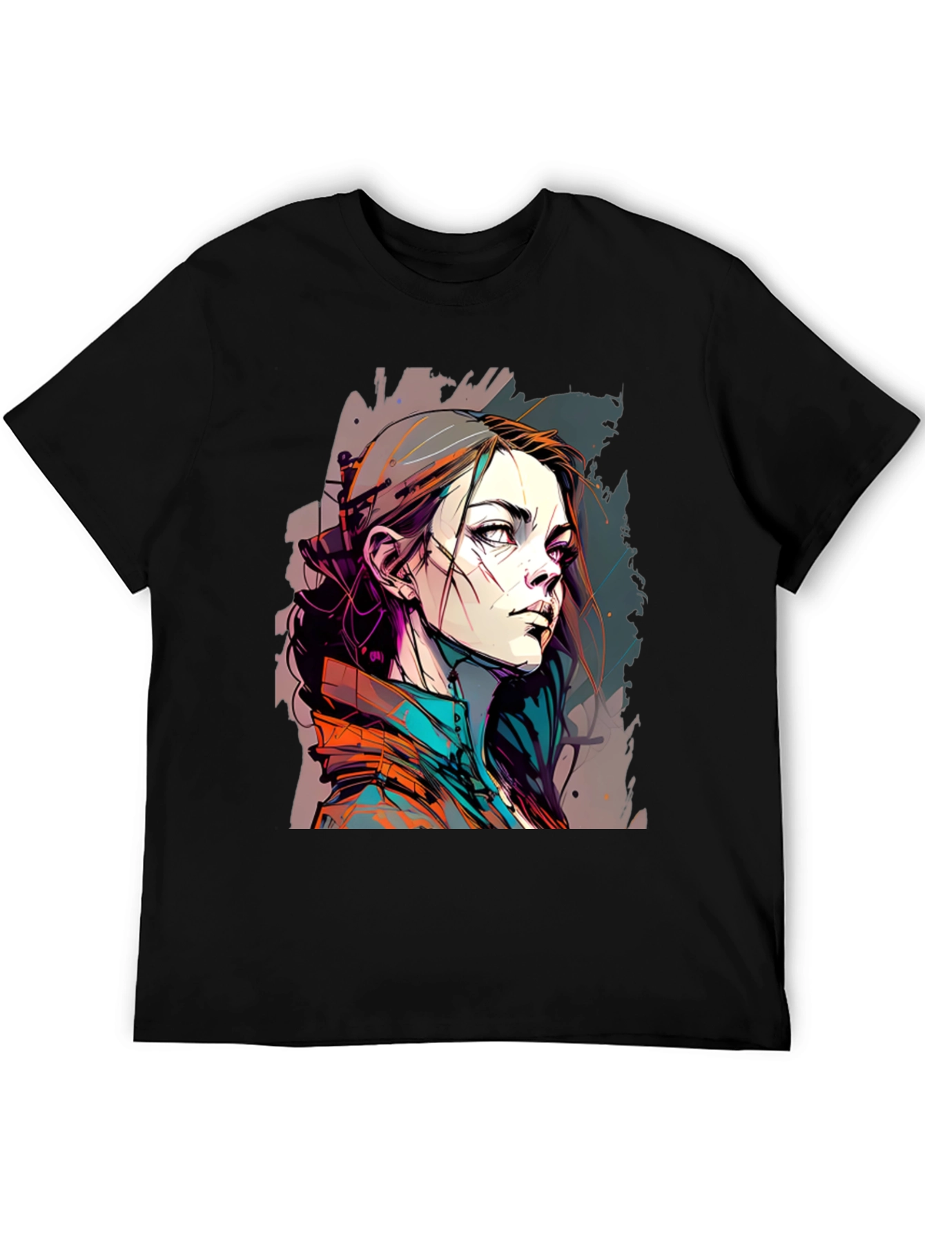 Urban Anime Style Graphic T-Shirt